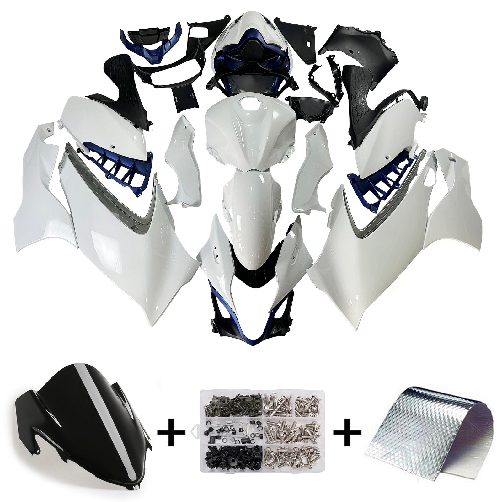 Amotopart Suzuki Hayabusa GSX1300R 2021-2023 ABS-korin suojasarja