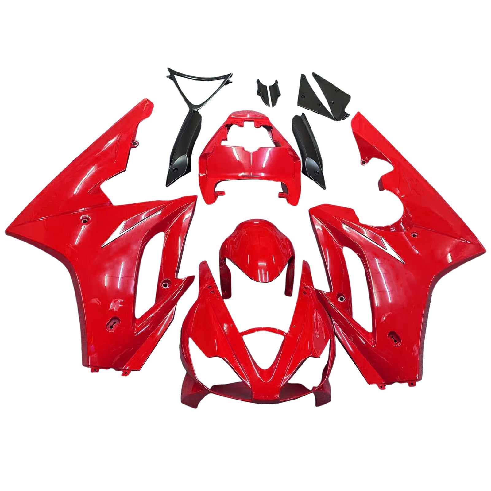 Amotopart injectiekuipset ABS kunststof carrosserie passend voor Triumph Daytona 675 2006-2008 generiek