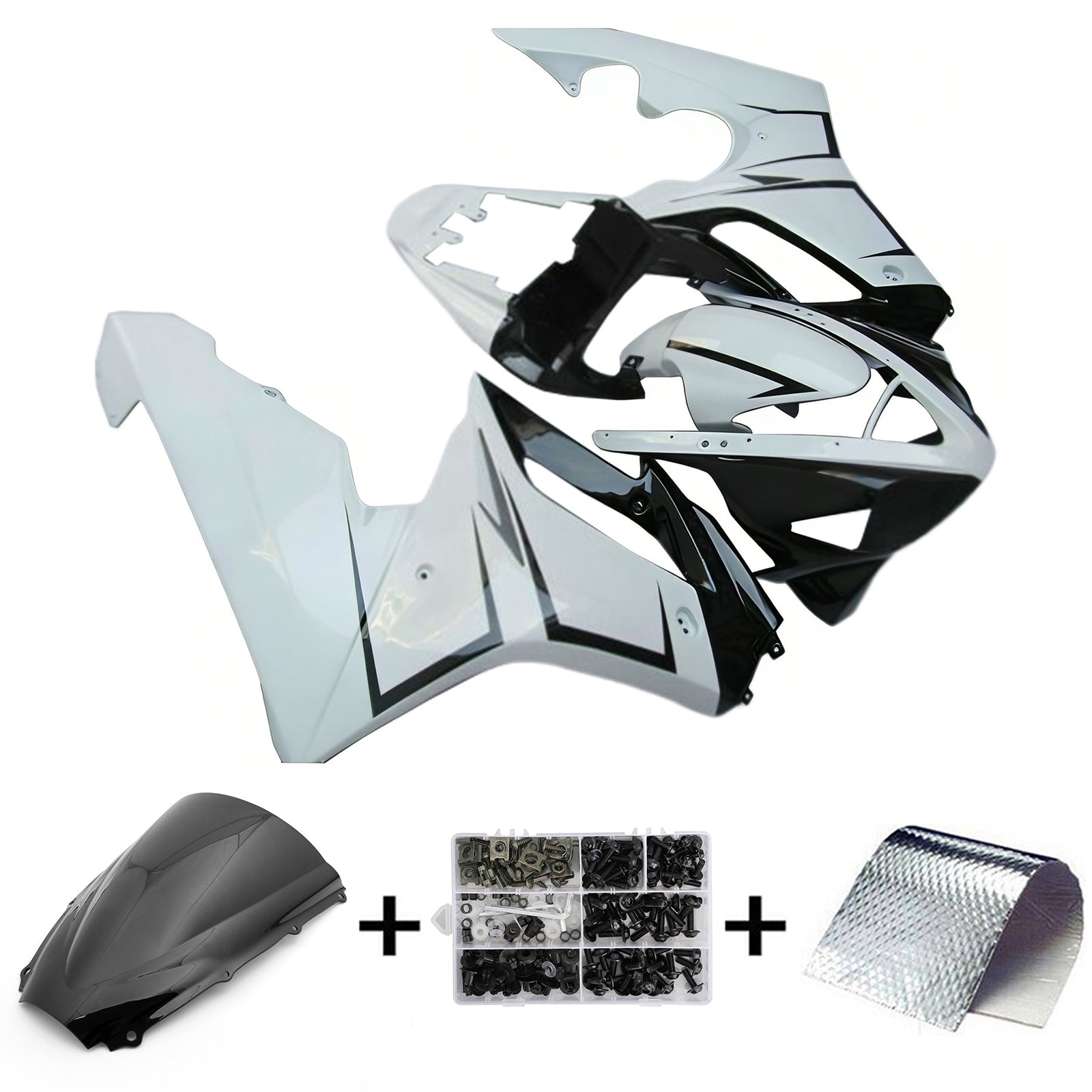 Amotopart Triumph Daytona 675 2006-2008 ABS muovinen korirakennesarja