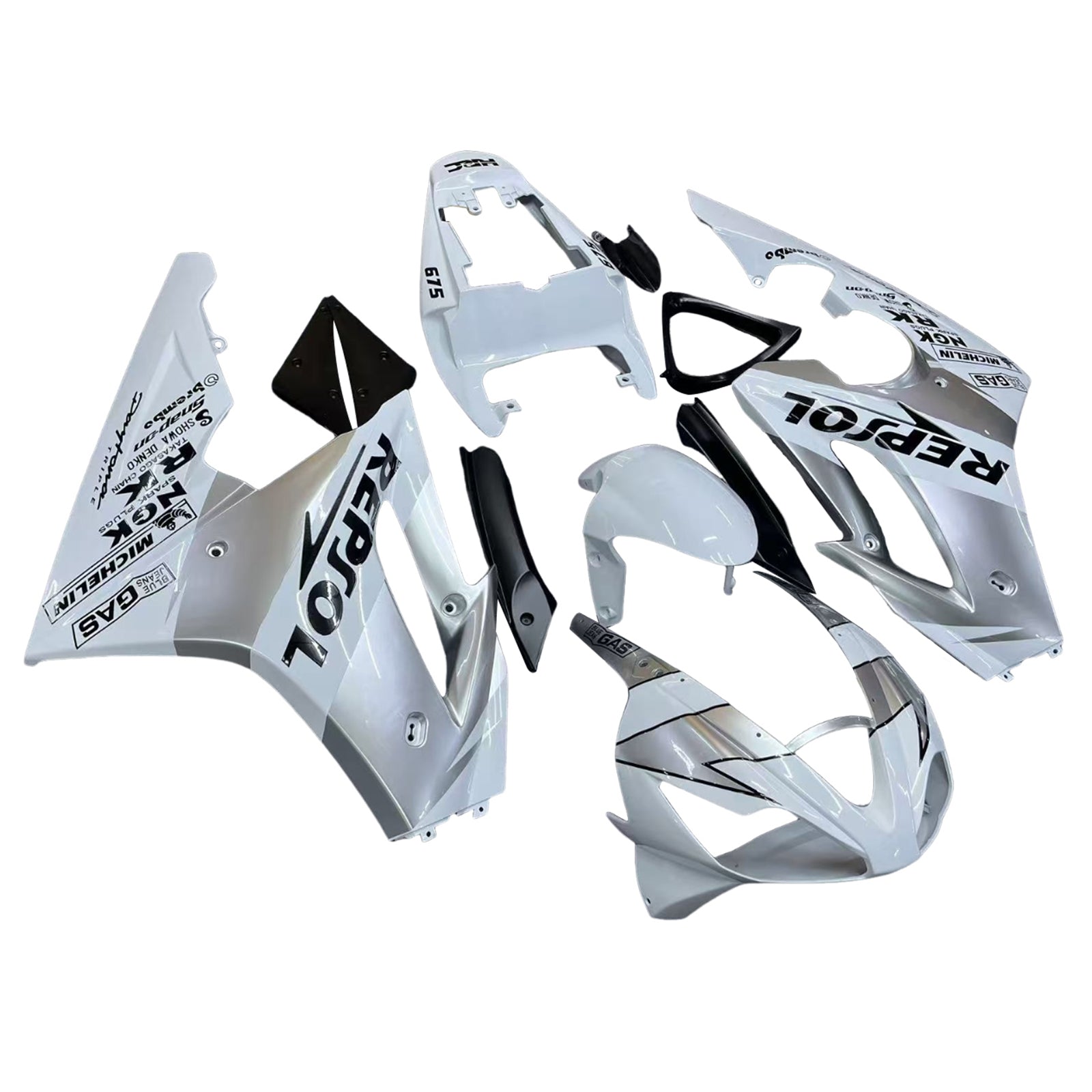 Amotopart Triumph Daytona 675 2006-2008 Kit carenatura carrozzeria in plastica ABS