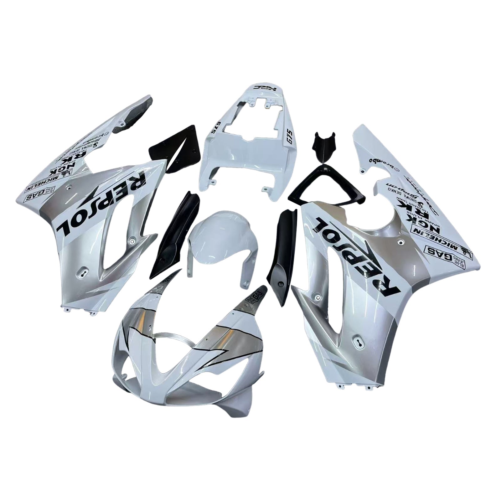 Amotopart Triumph Daytona 675 2006-2008 Kit carenatura carrozzeria in plastica ABS