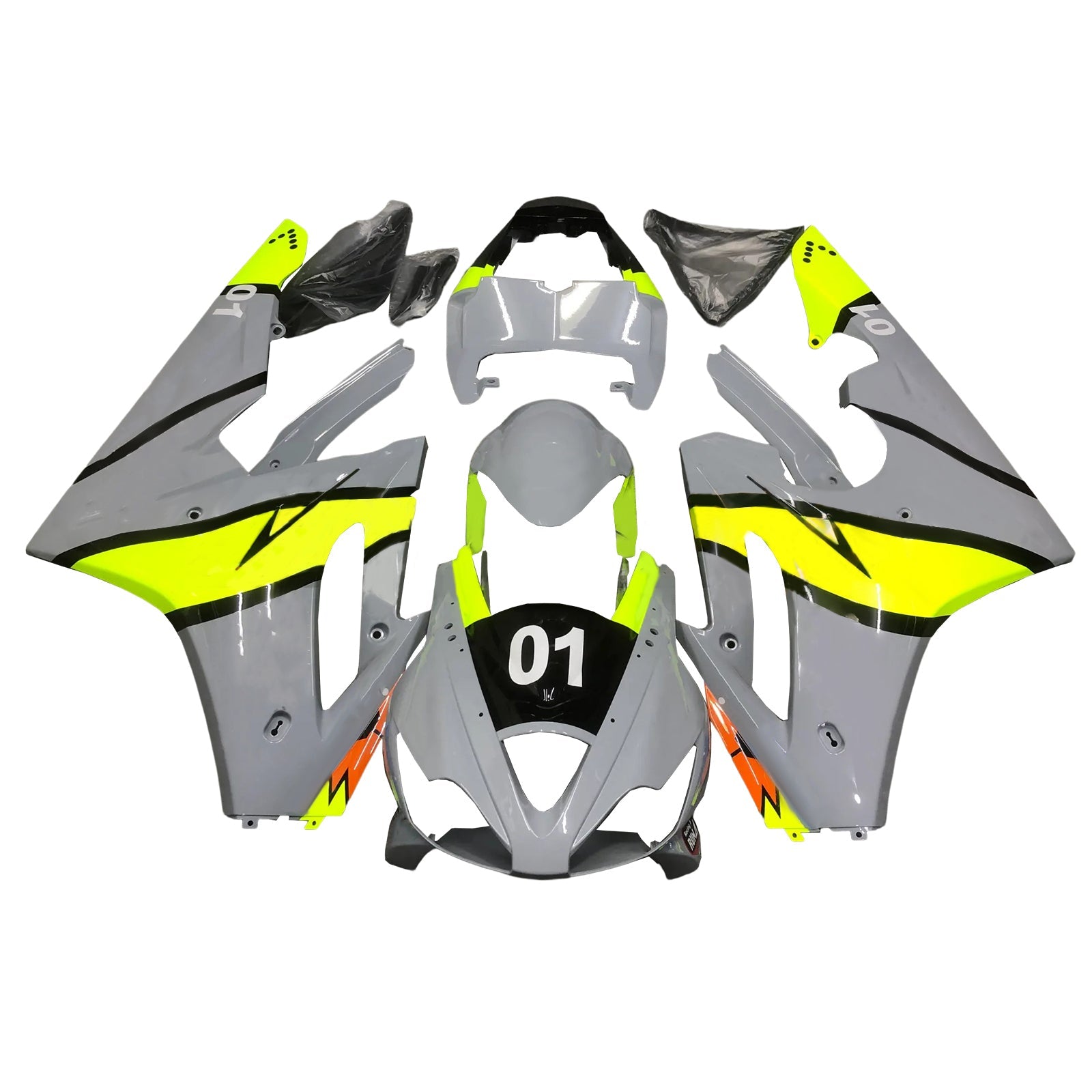 Amotopart Triumph Daytona 675 2006-2008 Zestaw owiewek plastikowych ABS