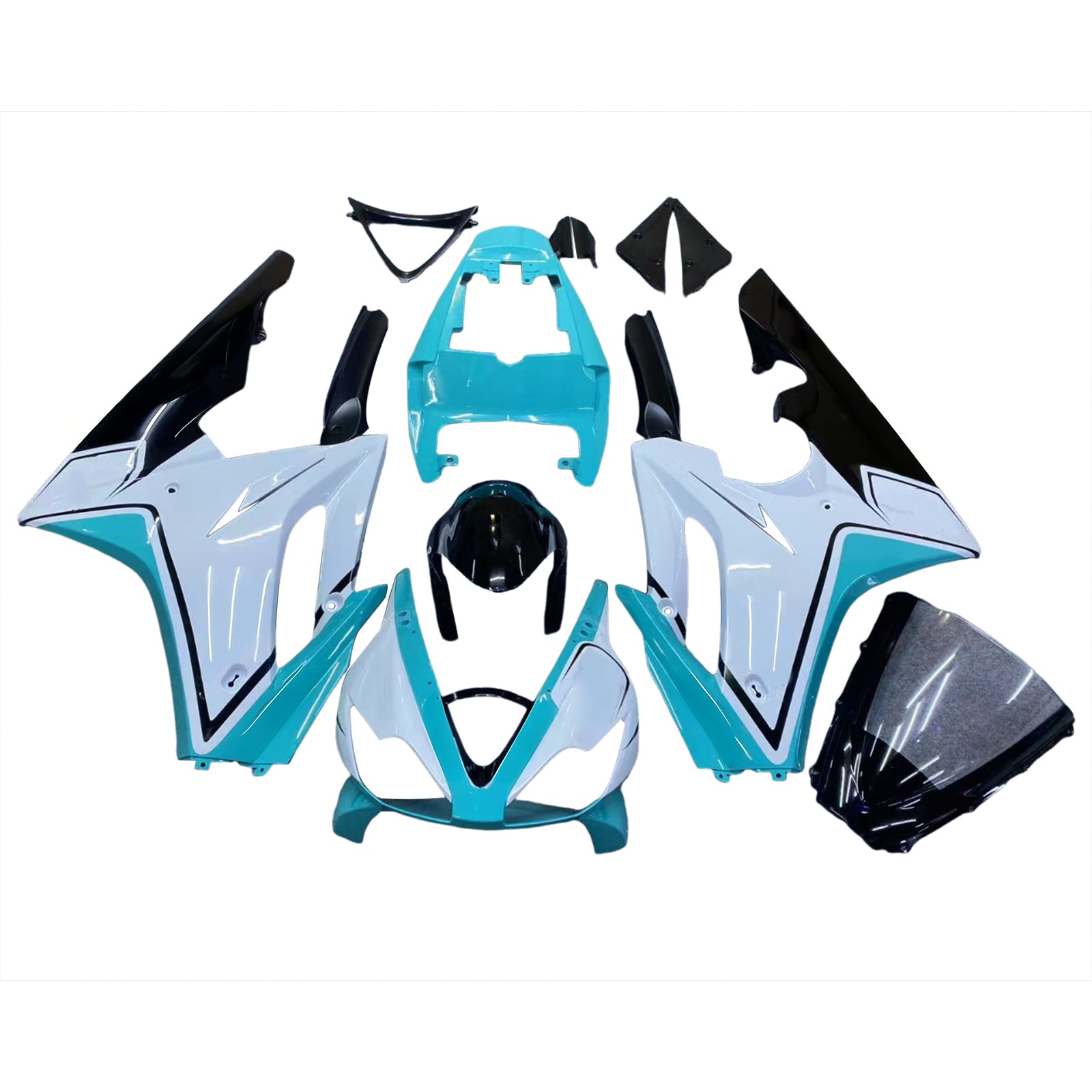 Amotopart Triumph Daytona 675 2006-2008 Zestaw owiewek plastikowych ABS