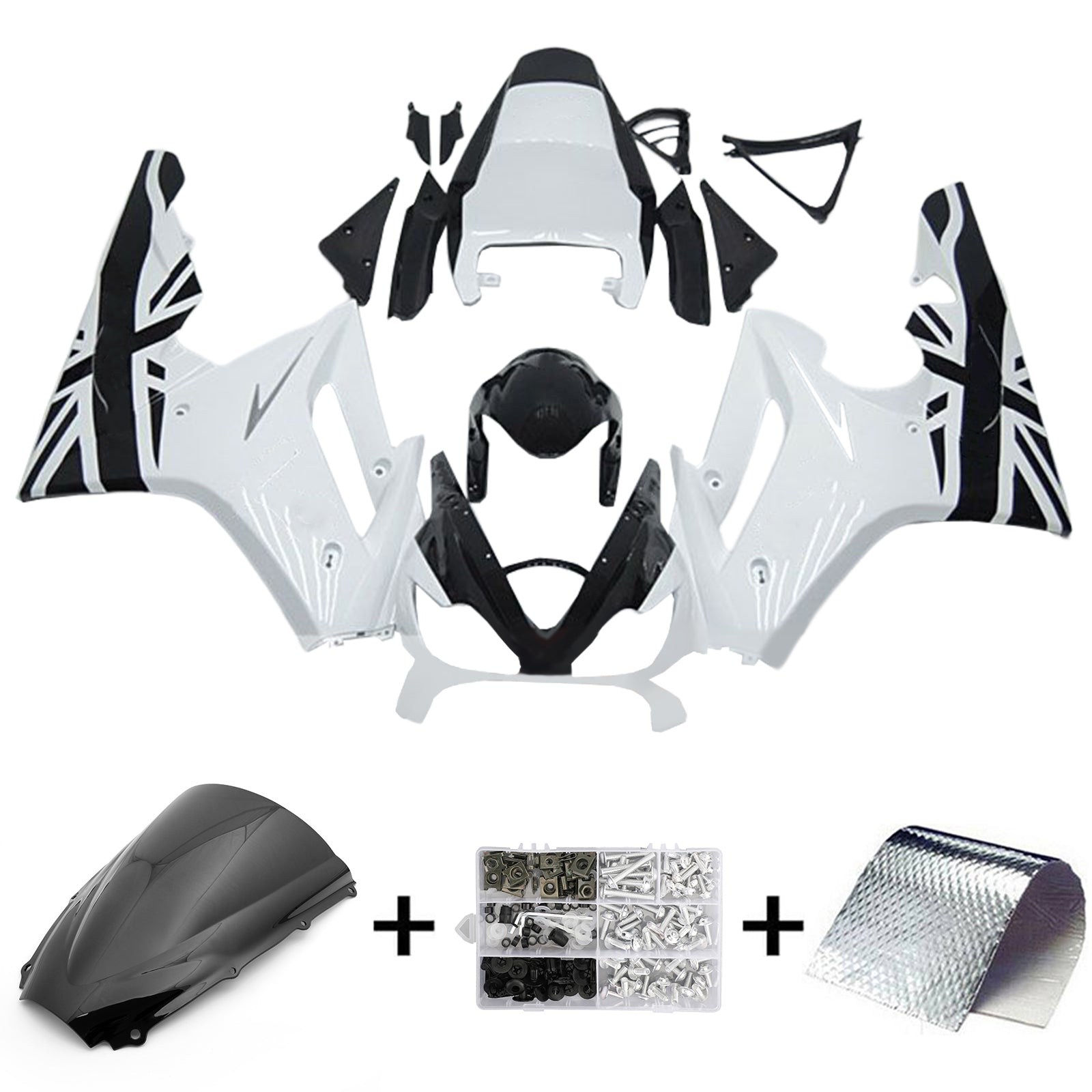 Amotopart Triumph Daytona 675 2006-2008 komplet plastični komplet abs carrosserie komplet