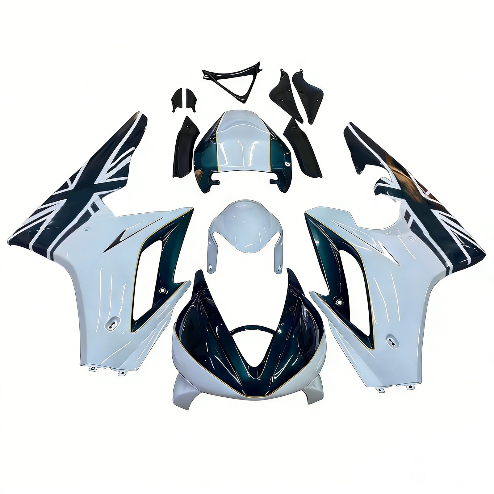 Amotopart Triumph Daytona 675 2006-2008 komplet plastični komplet abs carrosserie komplet