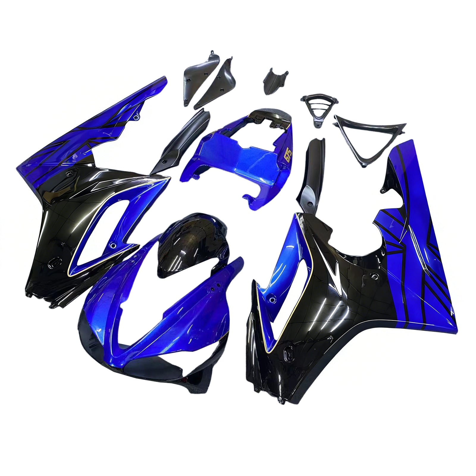 Amotopart Triumph Daytona 675 2009-2012 ABS muovinen korin suojasarja