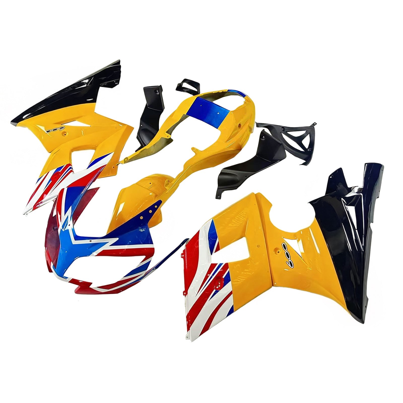Amotopart Triumph Daytona 600 650 2002-2005 Carénage Kit Carrosserie Plastique ABS