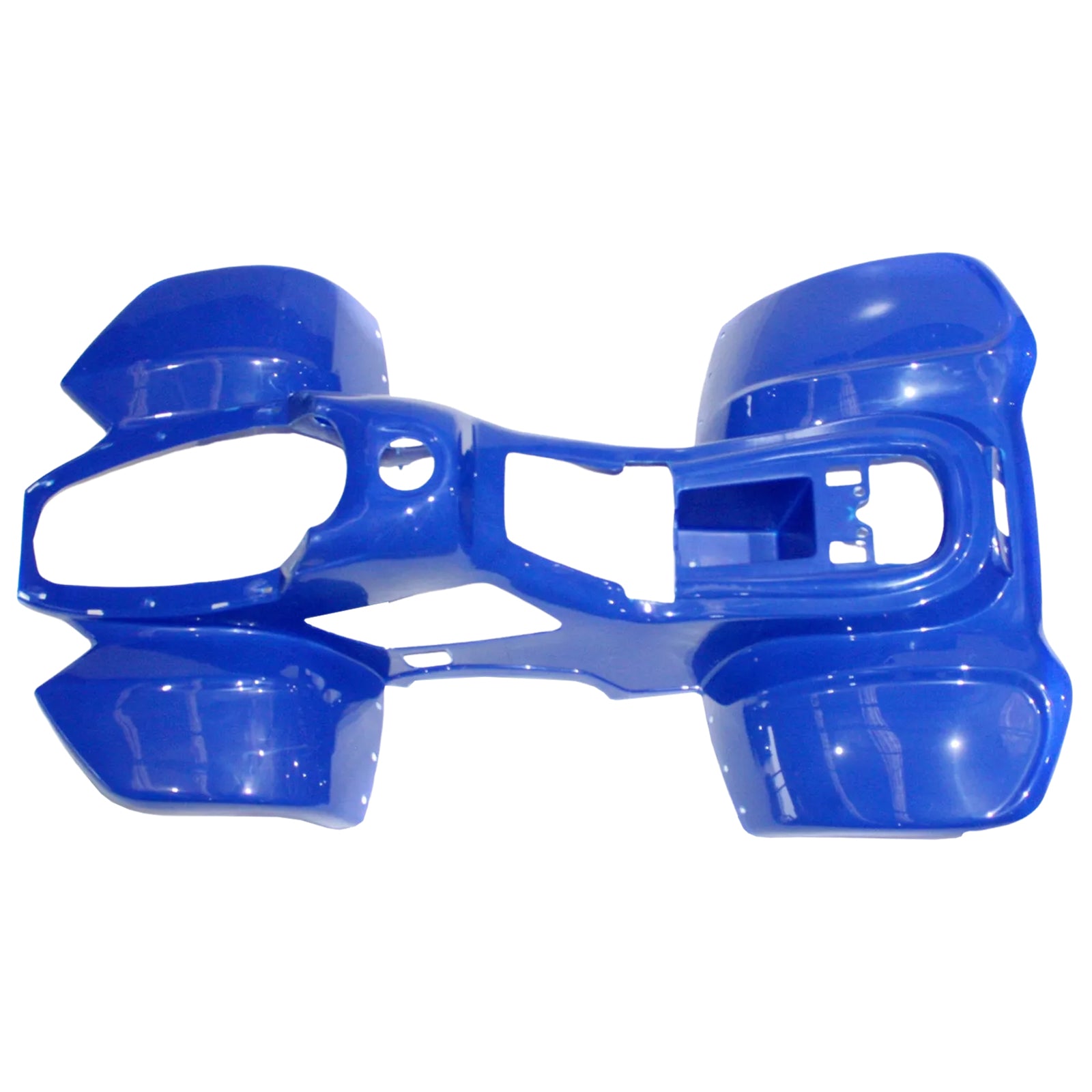 Kit van Fairness and Plastic Mudguards voor all-Terrain Quad Dinosaur 50cc 70cc 110cc ATV Blue