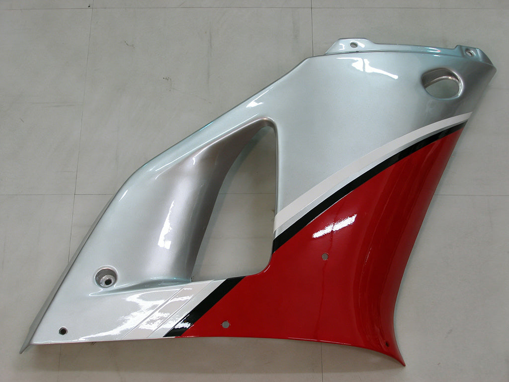 Carenados Amotopart 1998-1999 Yamaha YZF-R1 Rojo Plata No.7 Fortuna Genérico