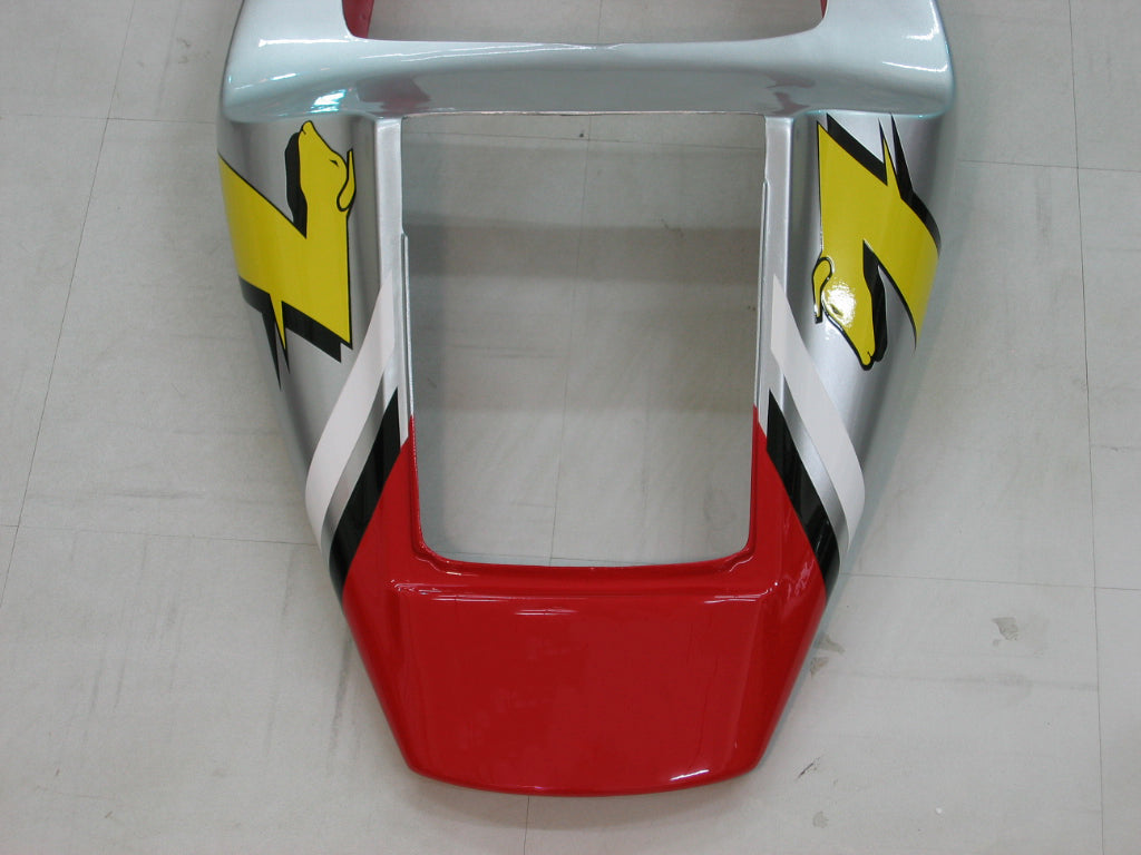 Carenados Amotopart 1998-1999 Yamaha YZF-R1 Rojo Plata No.7 Fortuna Genérico