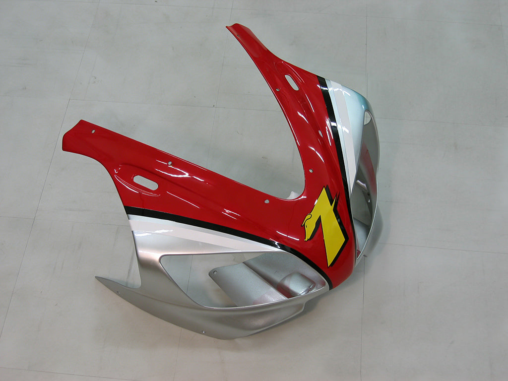 Carenados Amotopart 1998-1999 Yamaha YZF-R1 Rojo Plata No.7 Fortuna Genérico