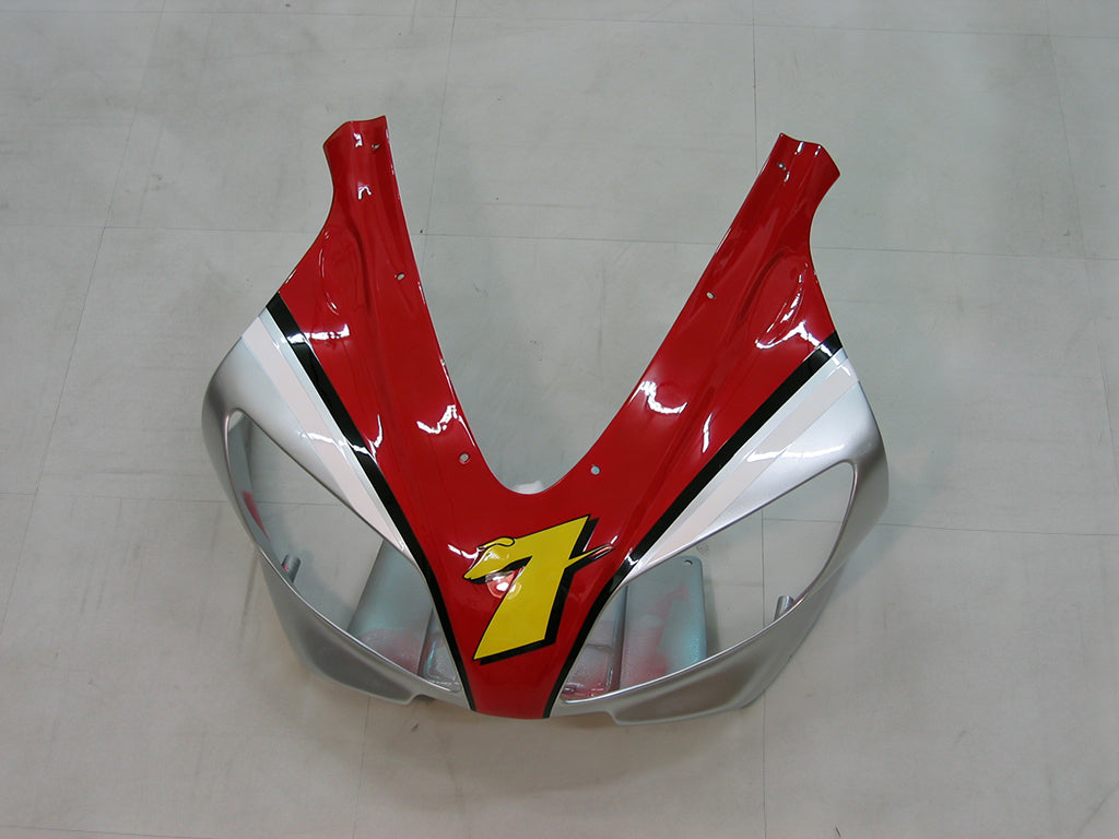 Carenados Amotopart 1998-1999 Yamaha YZF-R1 Rojo Plata No.7 Fortuna Genérico