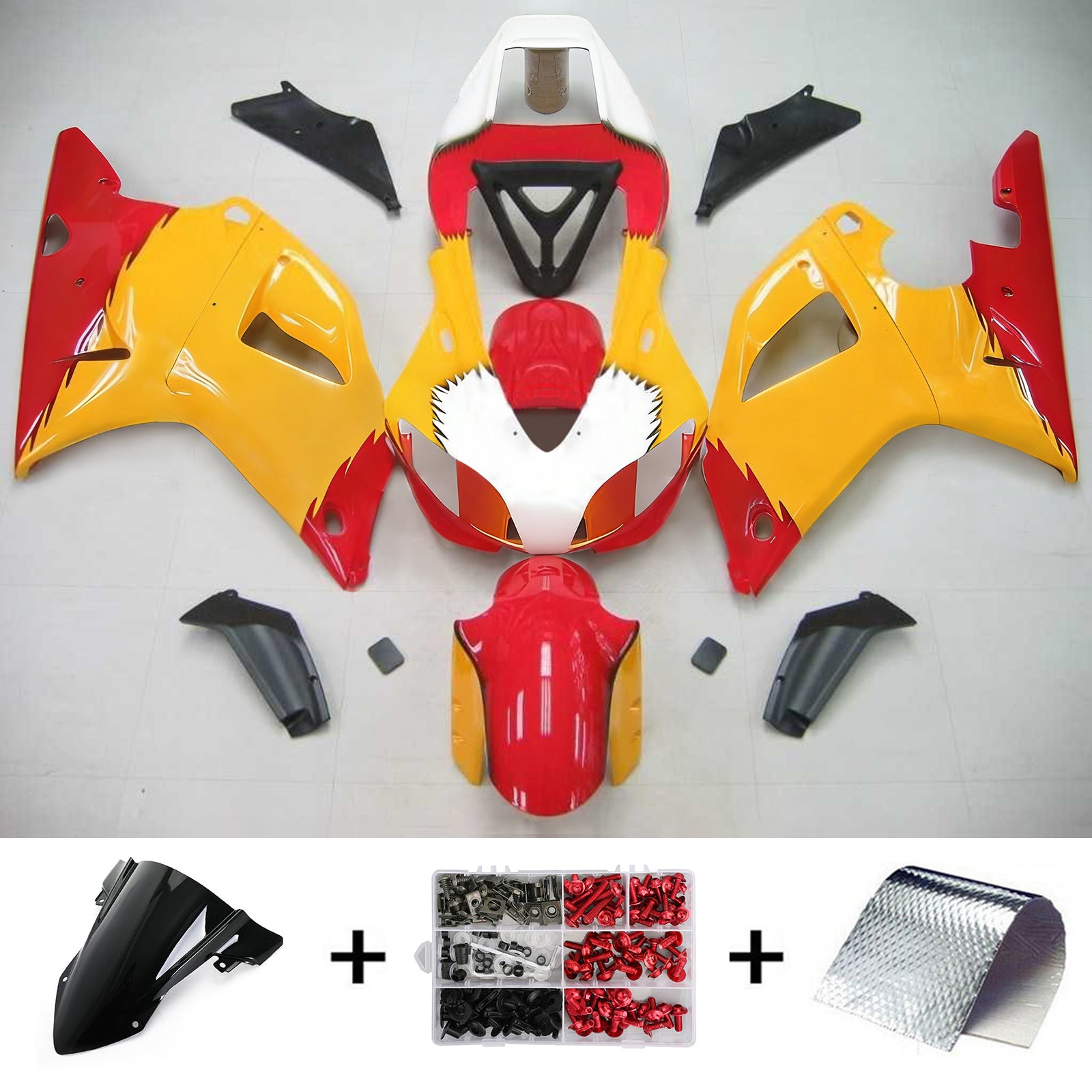 Kit de carénage Amotopart pour Yamaha YZF 1000 R1 1998-1999 Générique