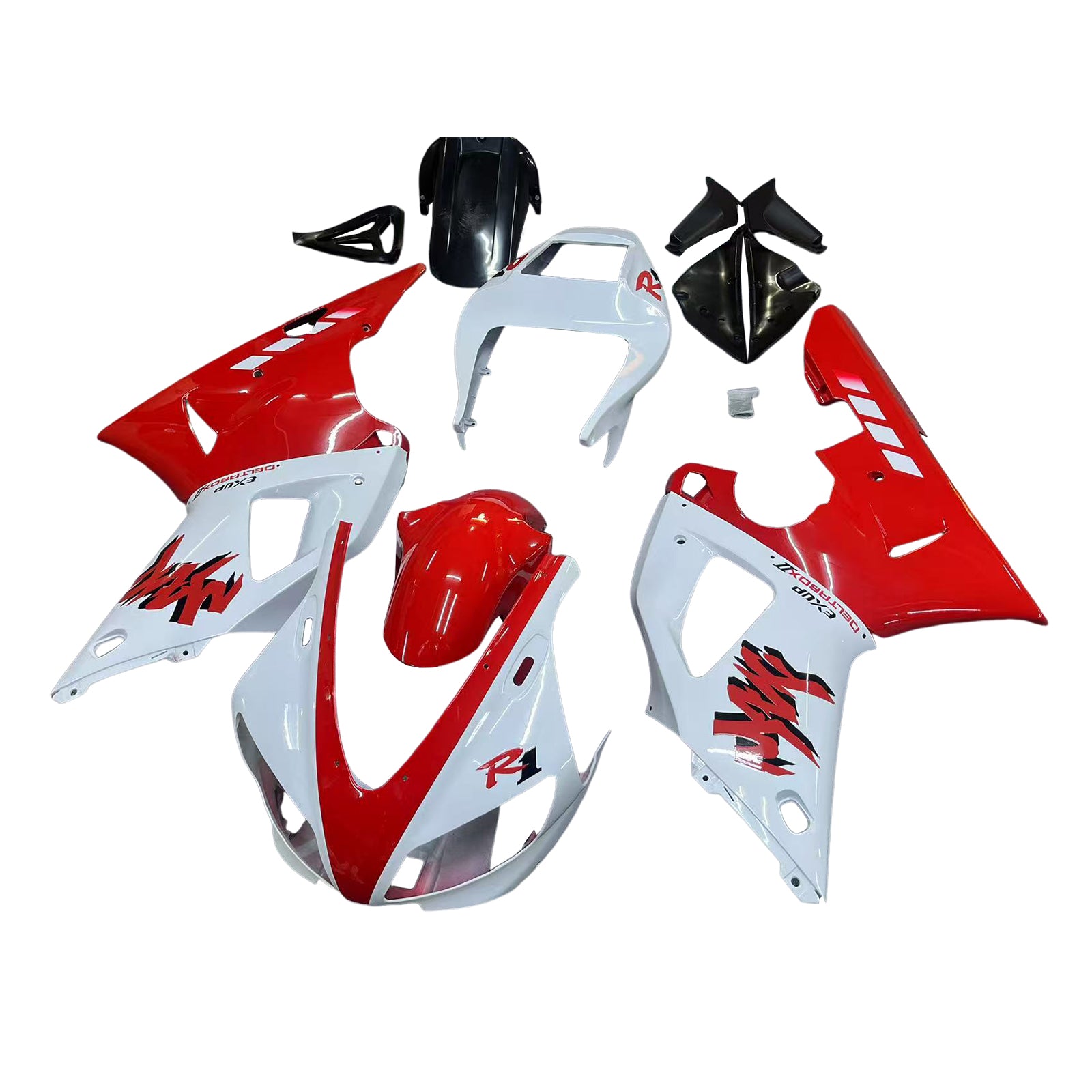 Injectiekuipset Carrosserie Kunststof ABS geschikt voor Yamaha YZF-R1 1000 1998-1999