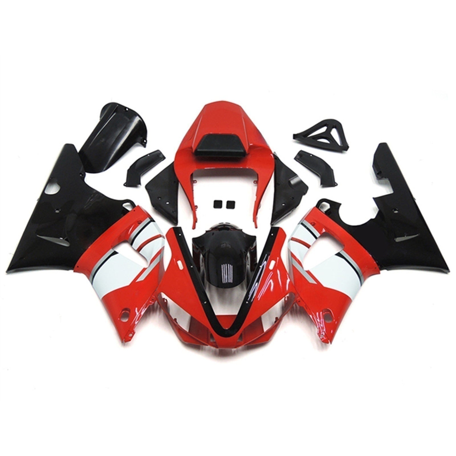 Amotopart Yamaha YZF 1000 R1 1998-1999 Kit Carénage Carrosserie Plastique ABS