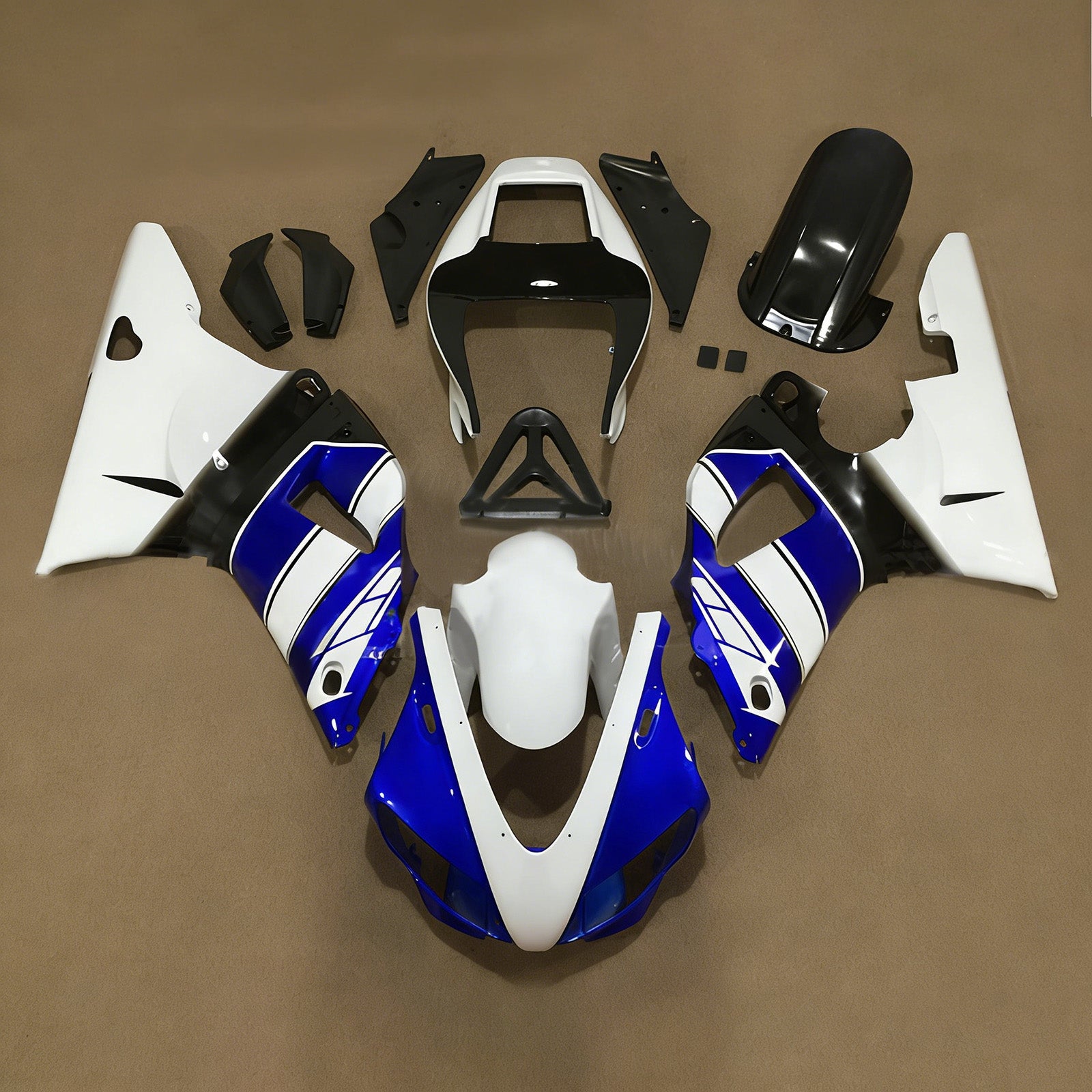 Amotopart Yamaha YZF 1000 R1 1998-1999 Kit Carénage Carrosserie Plastique ABS