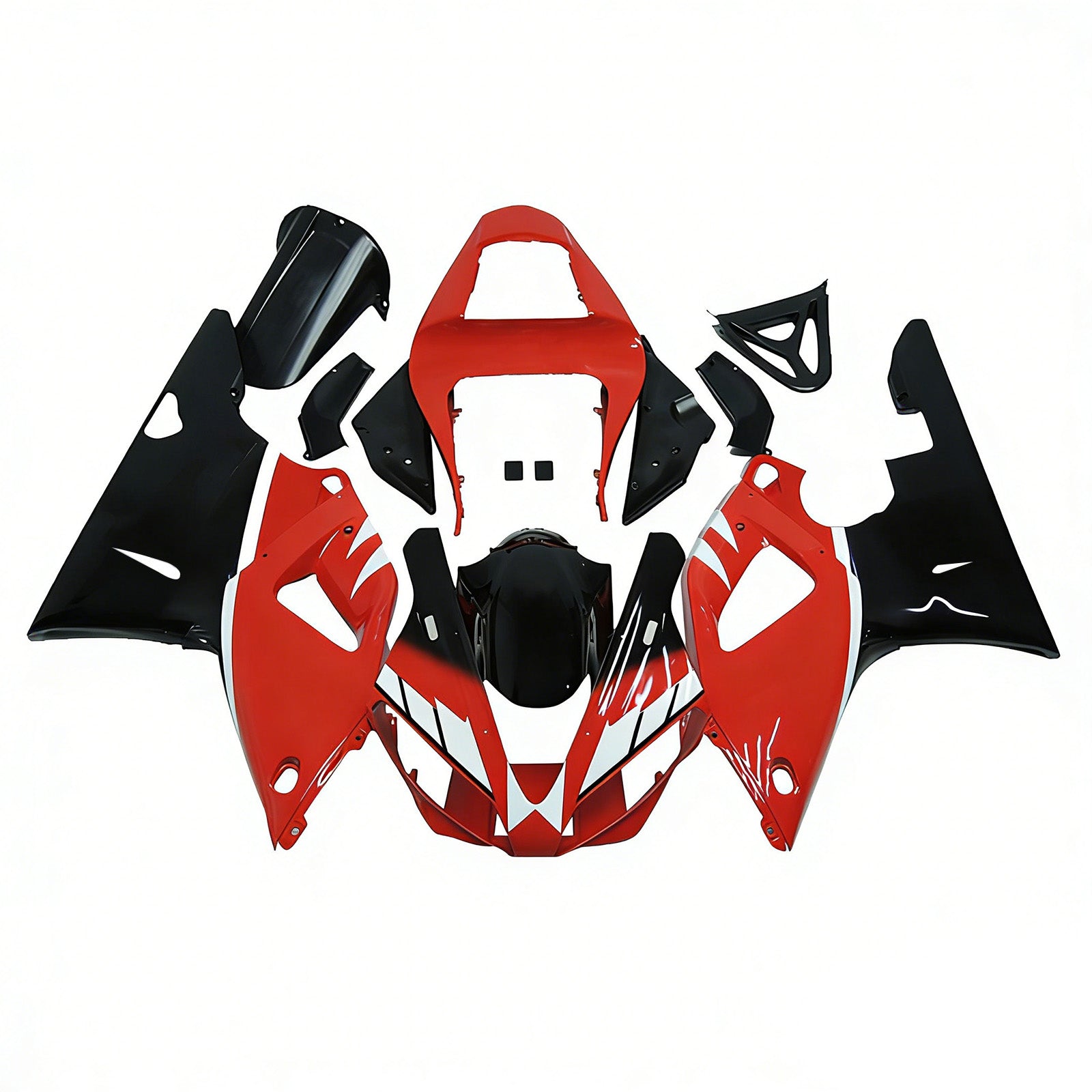 Amotopart Yamaha YZF 1000 R1 1998-1999 Kit de carenado de carrocería de plástico ABS