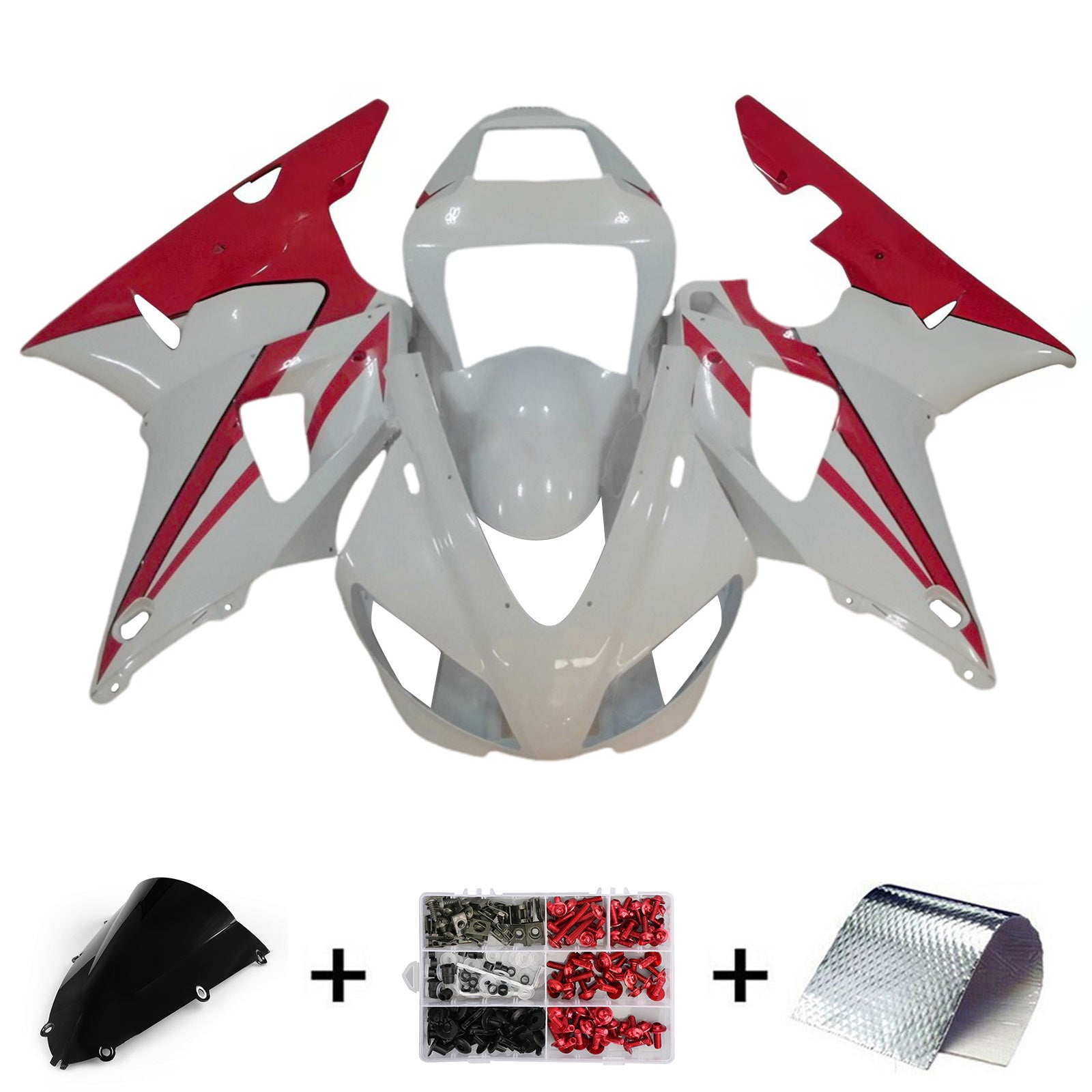 1998-1999 Yamaha YZF-R1 Kit de carénage d'injection carrosserie plastique ABS