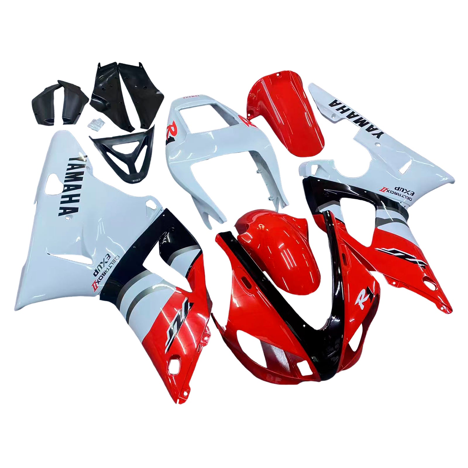 1998-1999 Yamaha YZF-R1 Kit de carénage d'injection carrosserie plastique ABS