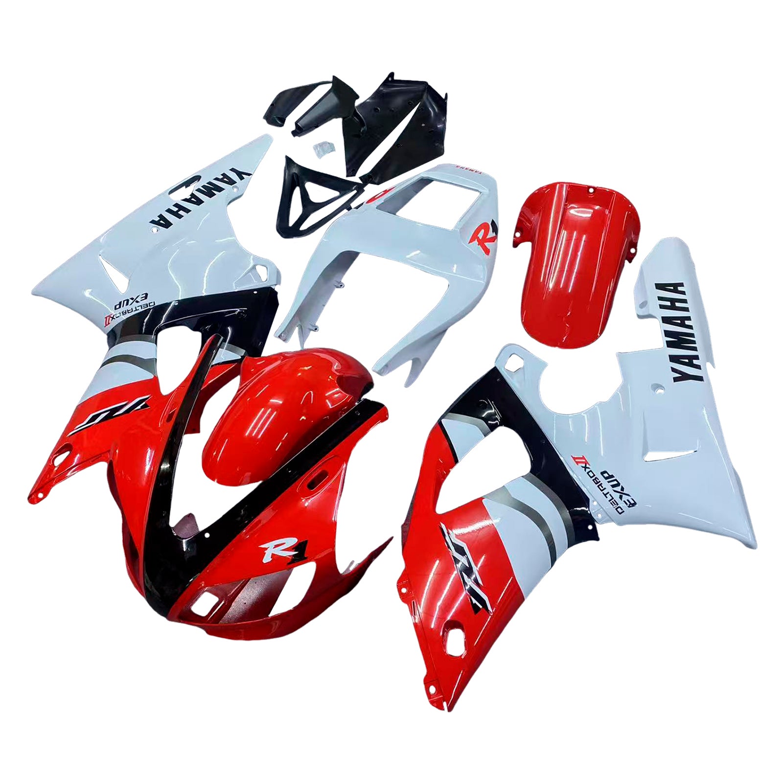 1998-1999 Yamaha YZF-R1 Kit de carénage d'injection carrosserie plastique ABS