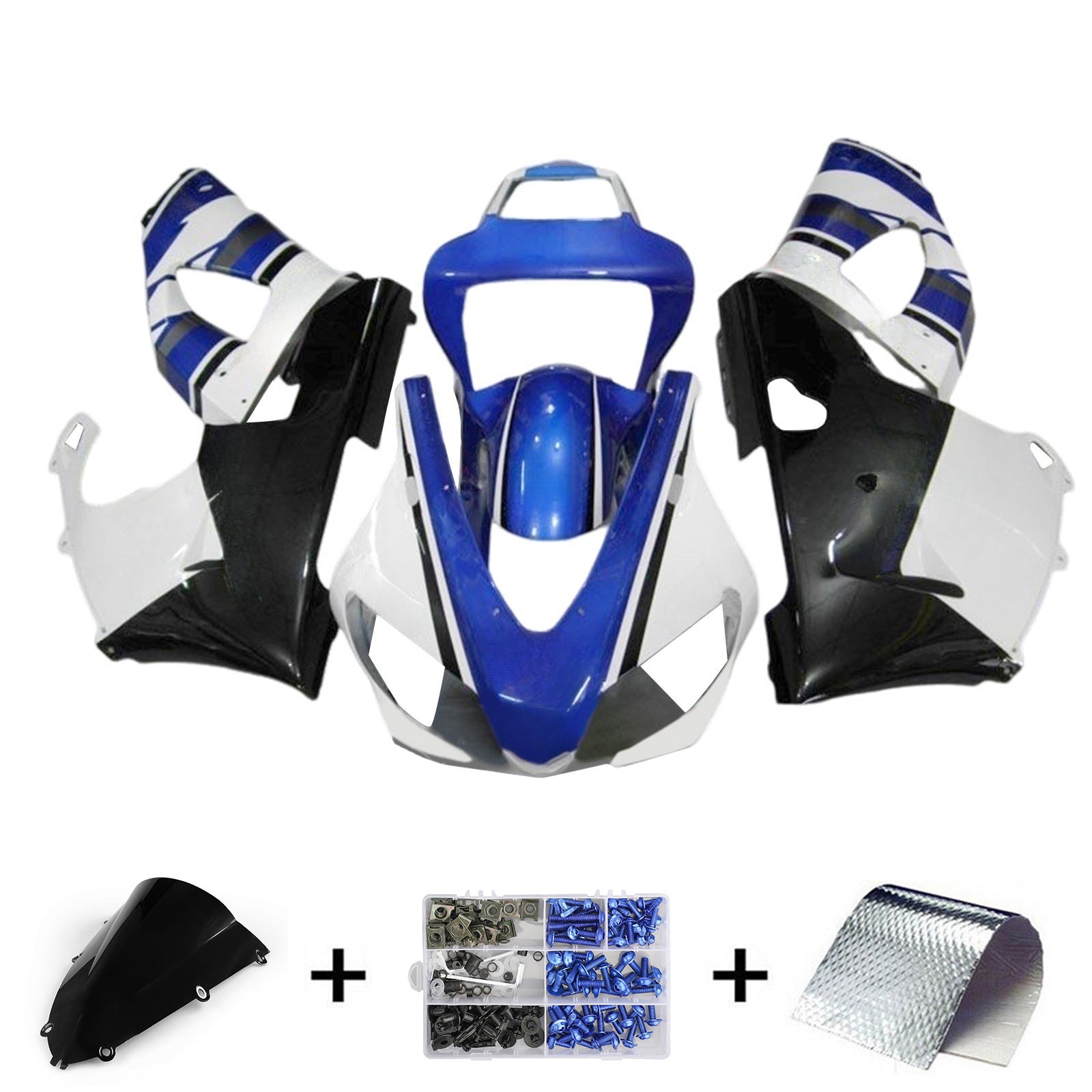 1998-1999 Yamaha YZF-R1 Kit de carénage d'injection carrosserie plastique ABS