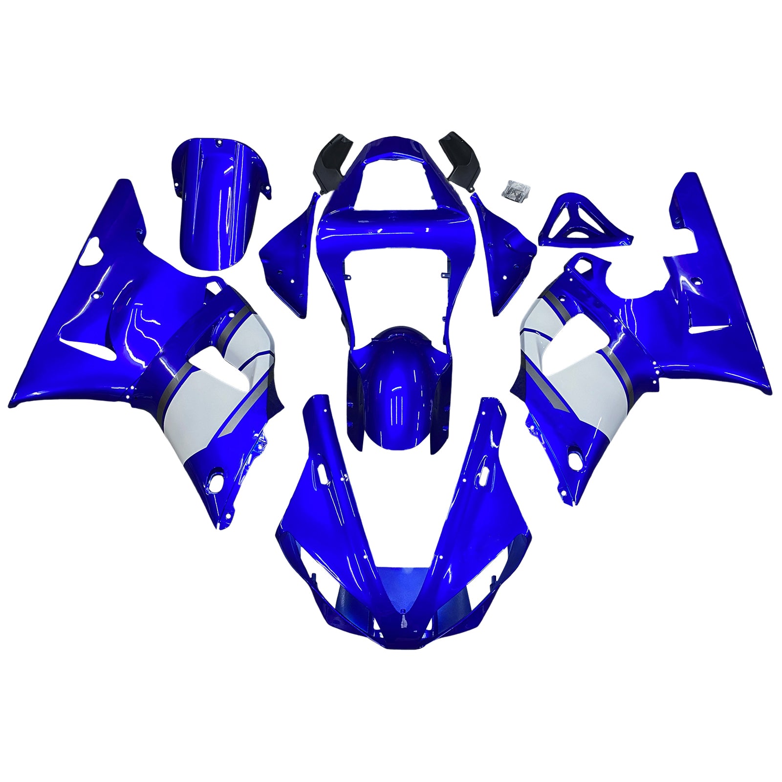Kit de carénage Amotopart pour Yamaha YZFR1 YZF-R1 YZF R1 2000-2001 générique