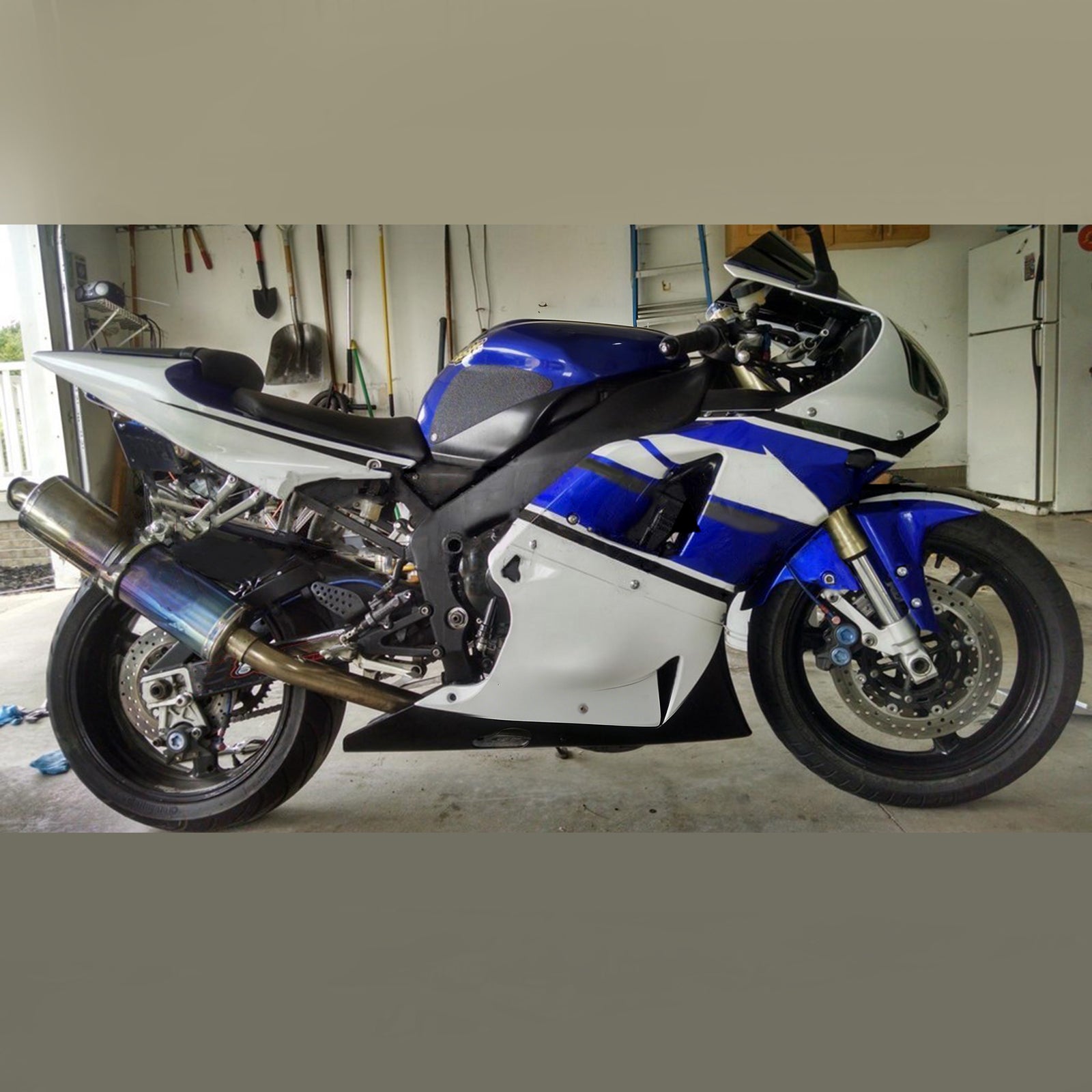 Kit de carénage 'injection carrosserie plastique ABS pour Yamaha YZF 1000 R1 2000-2001 générique