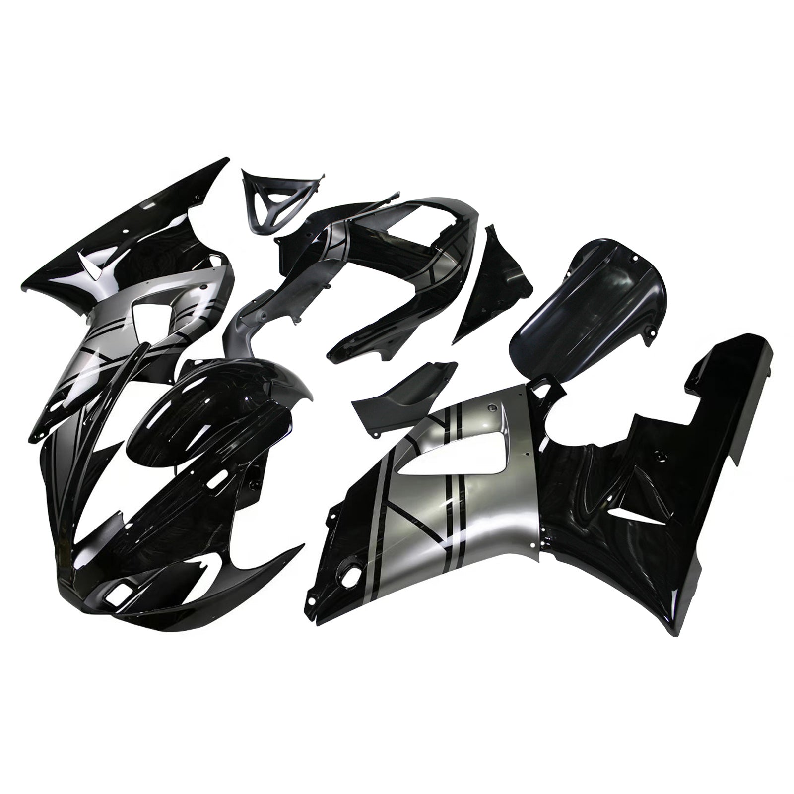 Injection Fairing Kit Bodywork Plastic ABS fit For Yamaha YZF 1000 R1 2000-2001