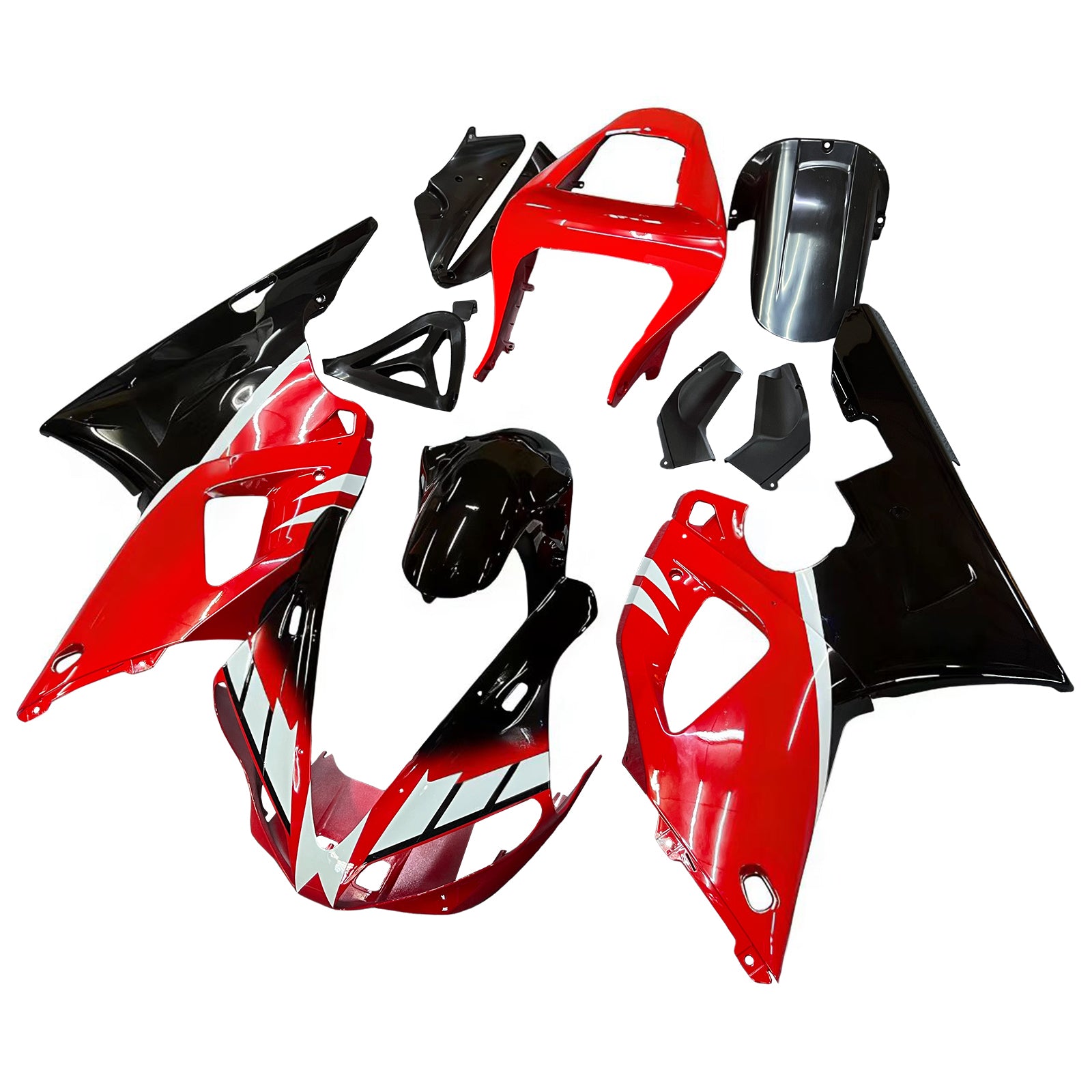 Injectiekuipset Carrosserie Kunststof ABS geschikt voor Yamaha YZF 1000 R1 2000-2001