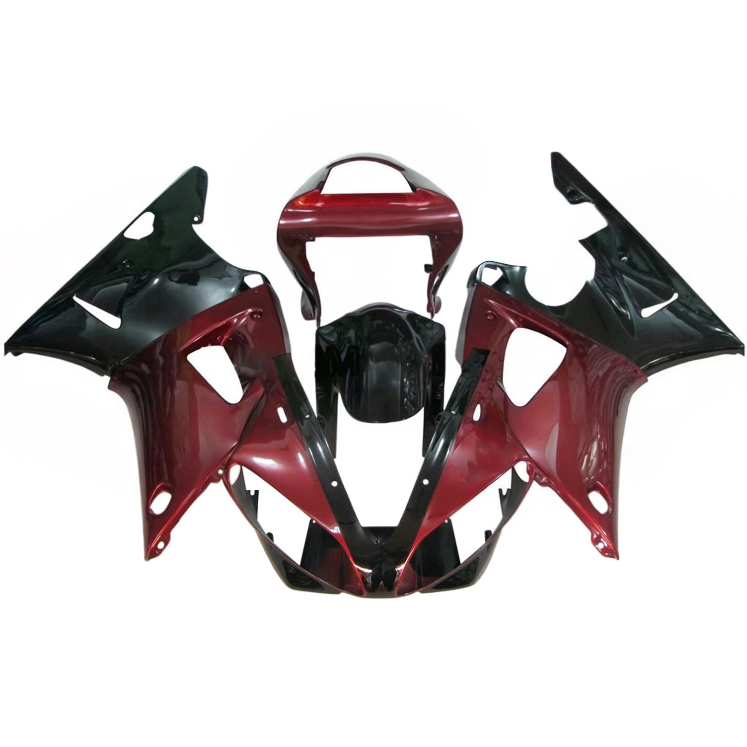 2000-2001 Yamaha YZF 1000 R1 Kit de carénage d'injection carrosserie plastique ABS