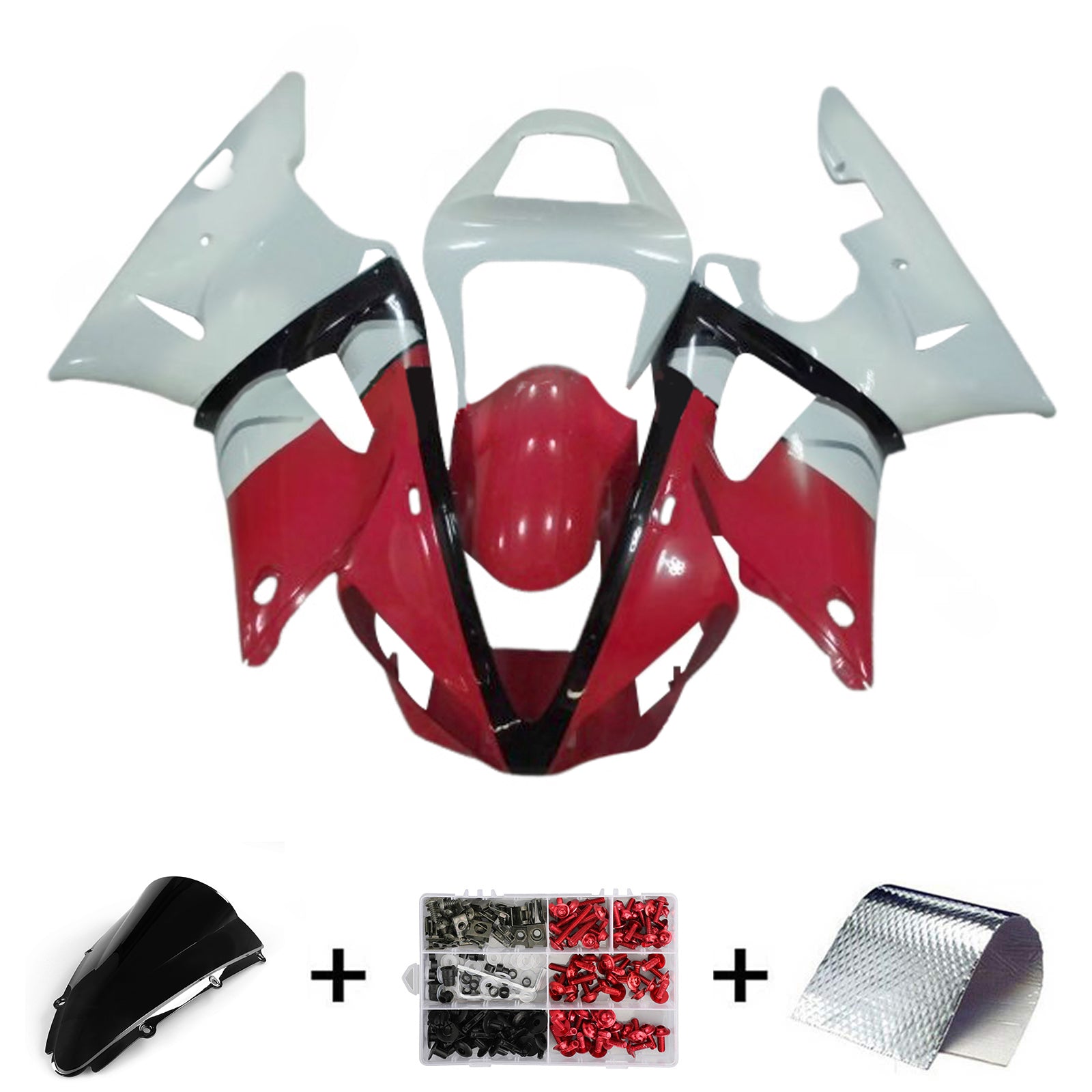 2000-2001 Yamaha YZF 1000 R1 Kit de carénage d'injection carrosserie plastique ABS