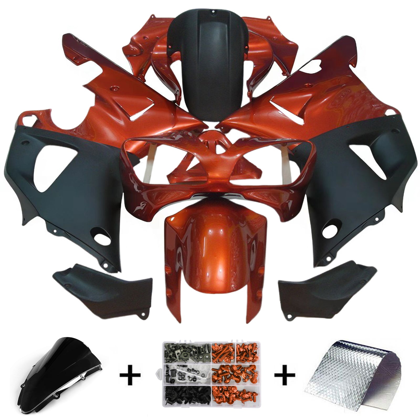 2000-2001 Yamaha YZF 1000 R1 Kit de carénage d'injection carrosserie plastique ABS
