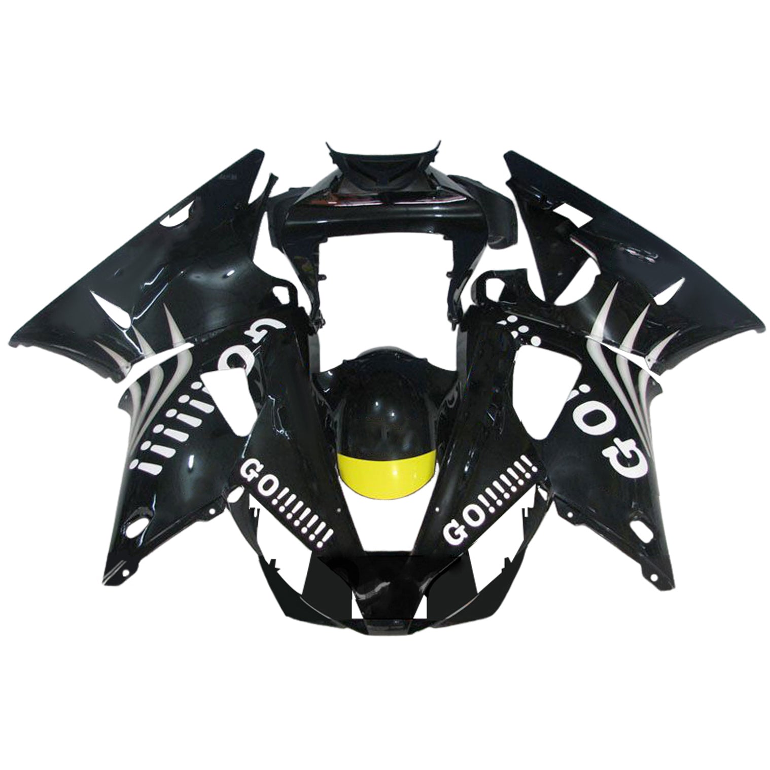 2000-2001 Yamaha YZF 1000 R1 Kit de carenado de inyección Carrocería de plástico ABS