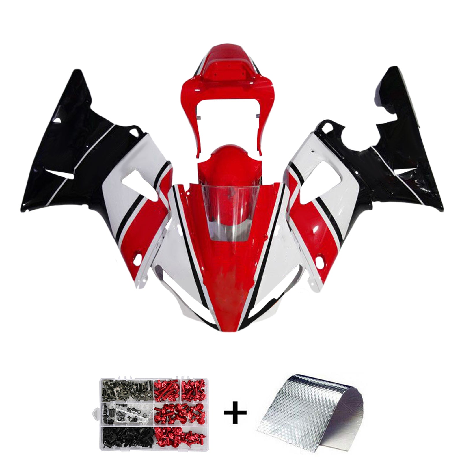 2000-2001 Yamaha YZF 1000 R1 Kit de carénage d'injection carrosserie plastique ABS