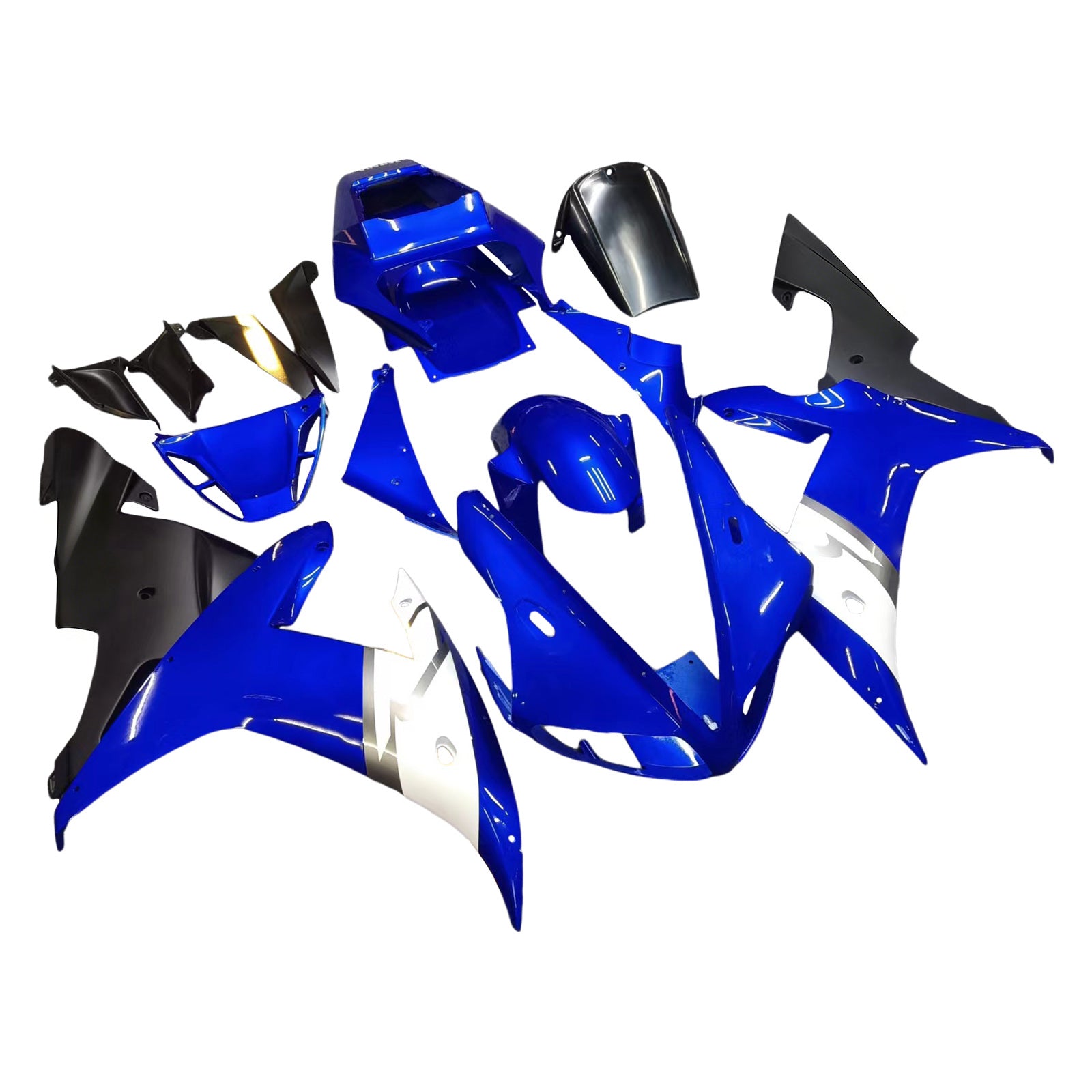 Carénages Amotopart 2002-2003 Yamaha YZF-R1Blue R1 Generic
