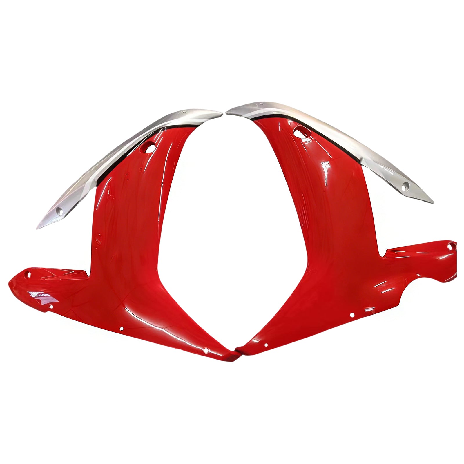 Carénages Amotopart 2002-2003 Yamaha YZF-R1 Rouge Argent Fortuna Generic