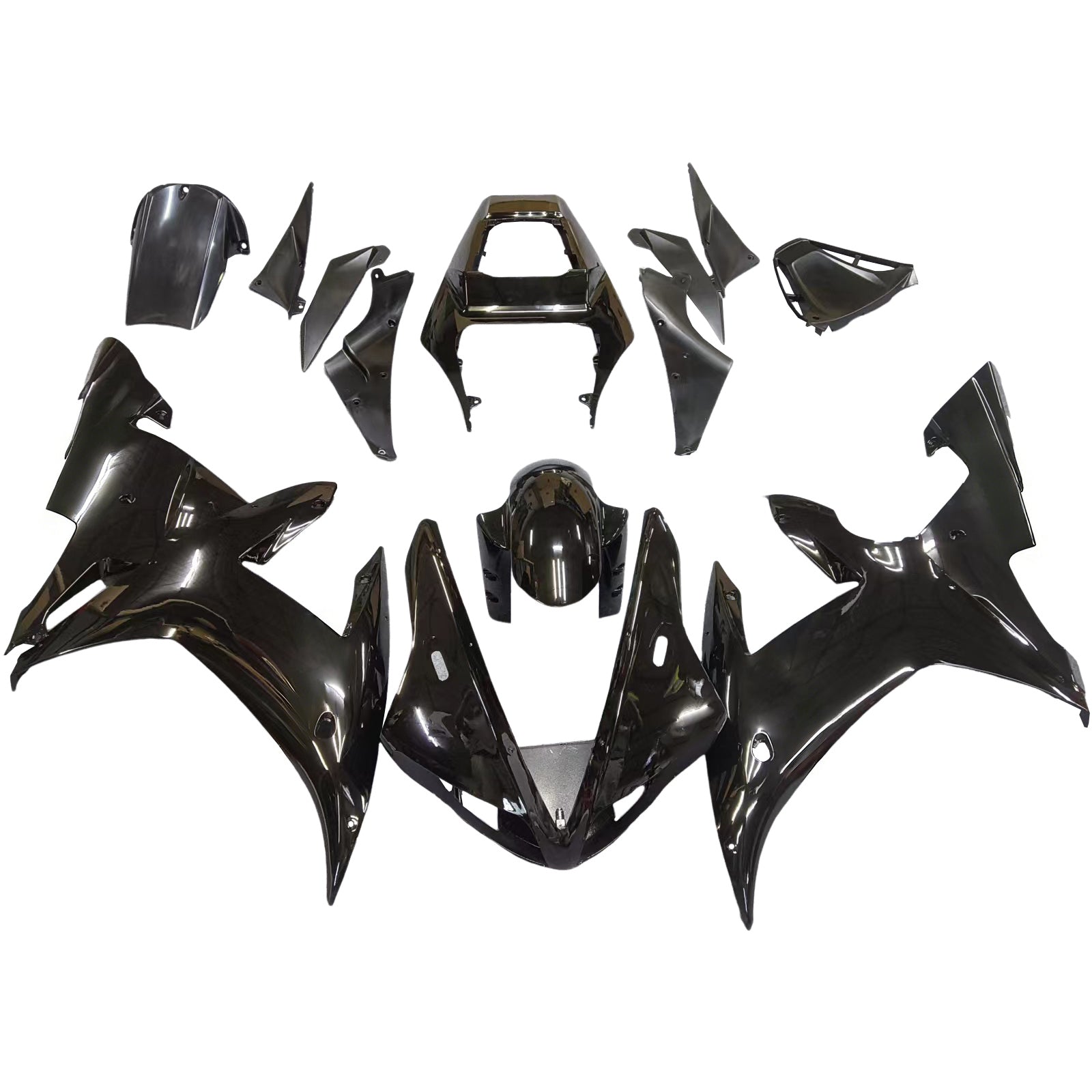 Huoneet Amotopart 2002-2003 Yamaha YZF-R1 All Black R1 Generic