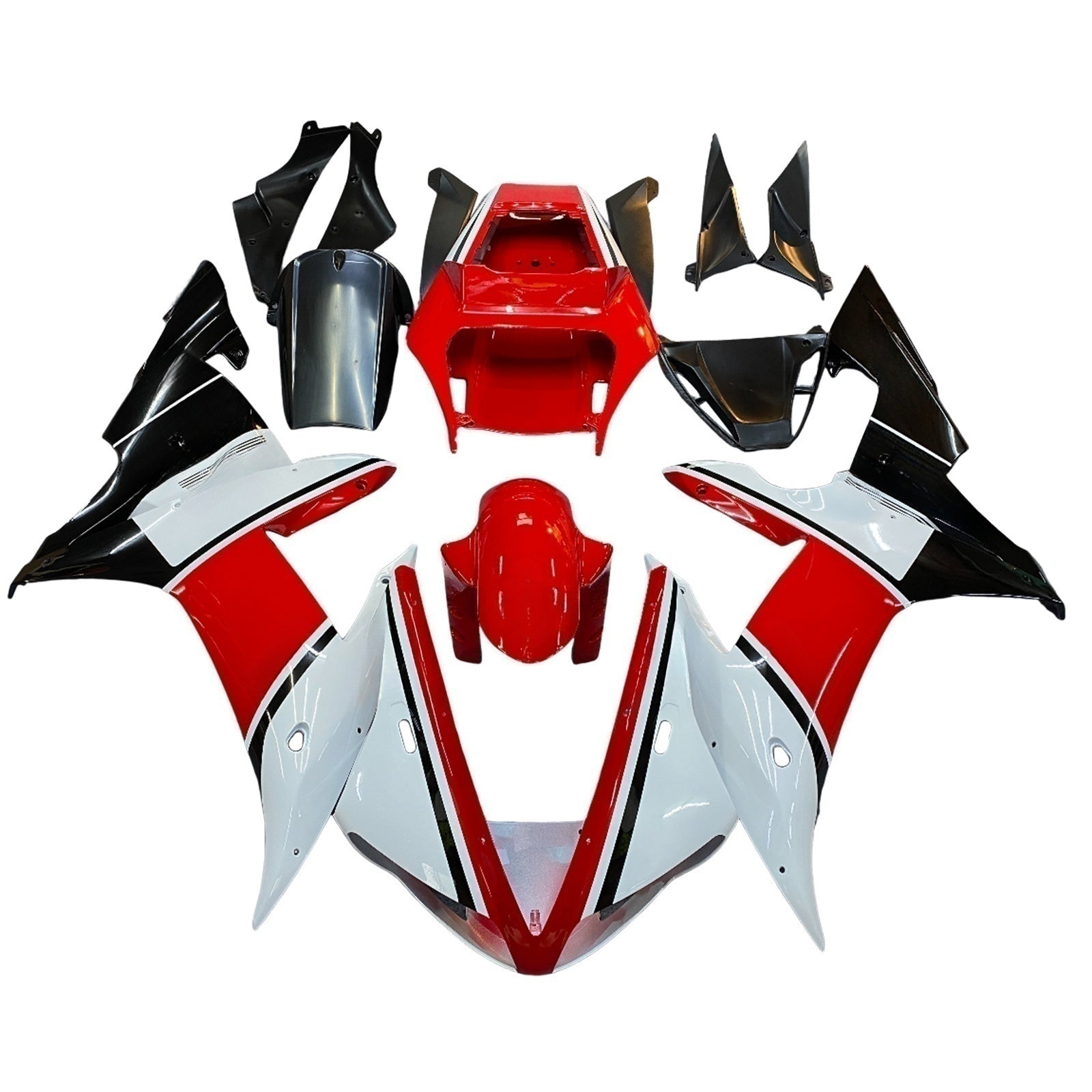 Karoserija za karoserijo vbrizgavanja plastike ABS primerna za Yamaha YZF-R1 2002-2003