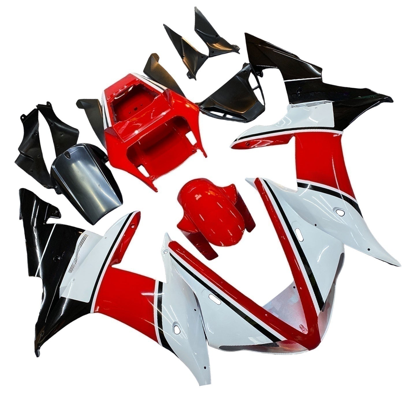 Karoserija za karoserijo vbrizgavanja plastike ABS primerna za Yamaha YZF-R1 2002-2003