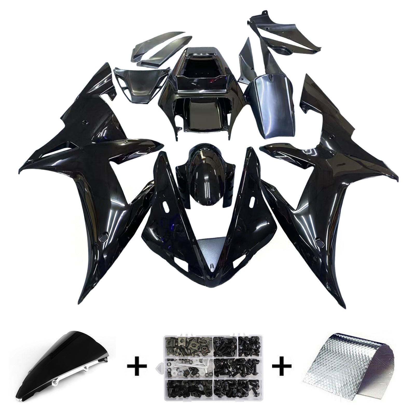 Injection Fairing Kit Bodywork Plastic ABS fit For Yamaha YZF-R1 2002-2003