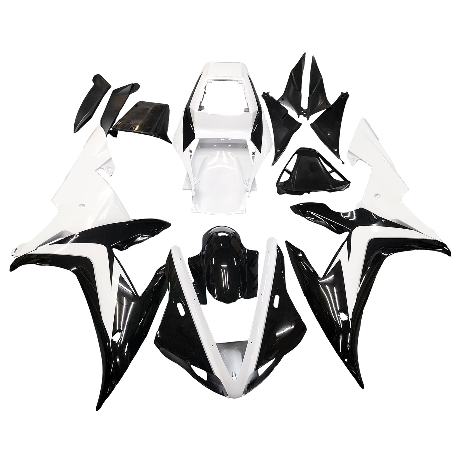 Kit de carénage Amotopart pour Yamaha YZF 1000 R1 2002-2003 générique