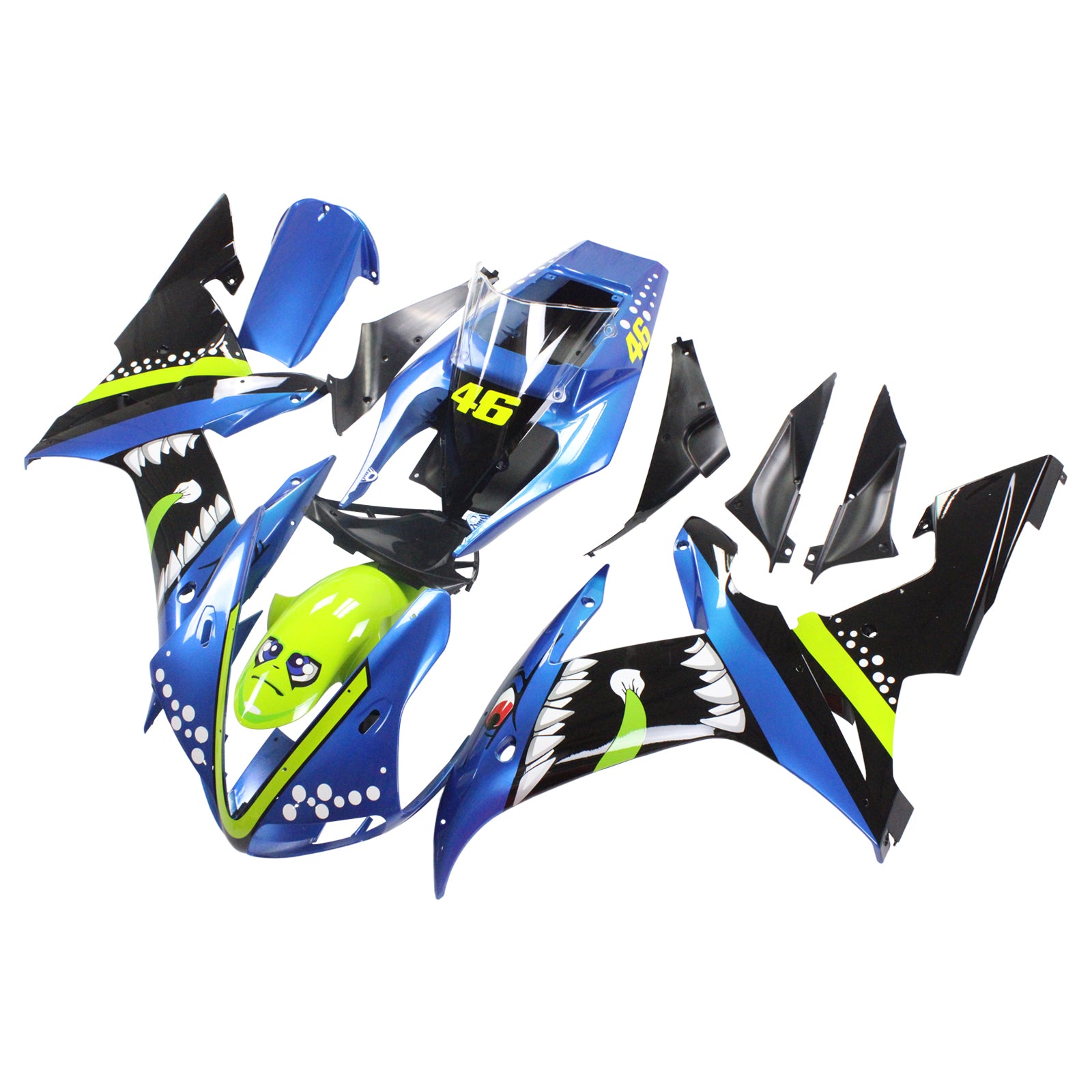 Kit de carénage Amotopart pour Yamaha YZF 1000 R1 2002-2003 générique