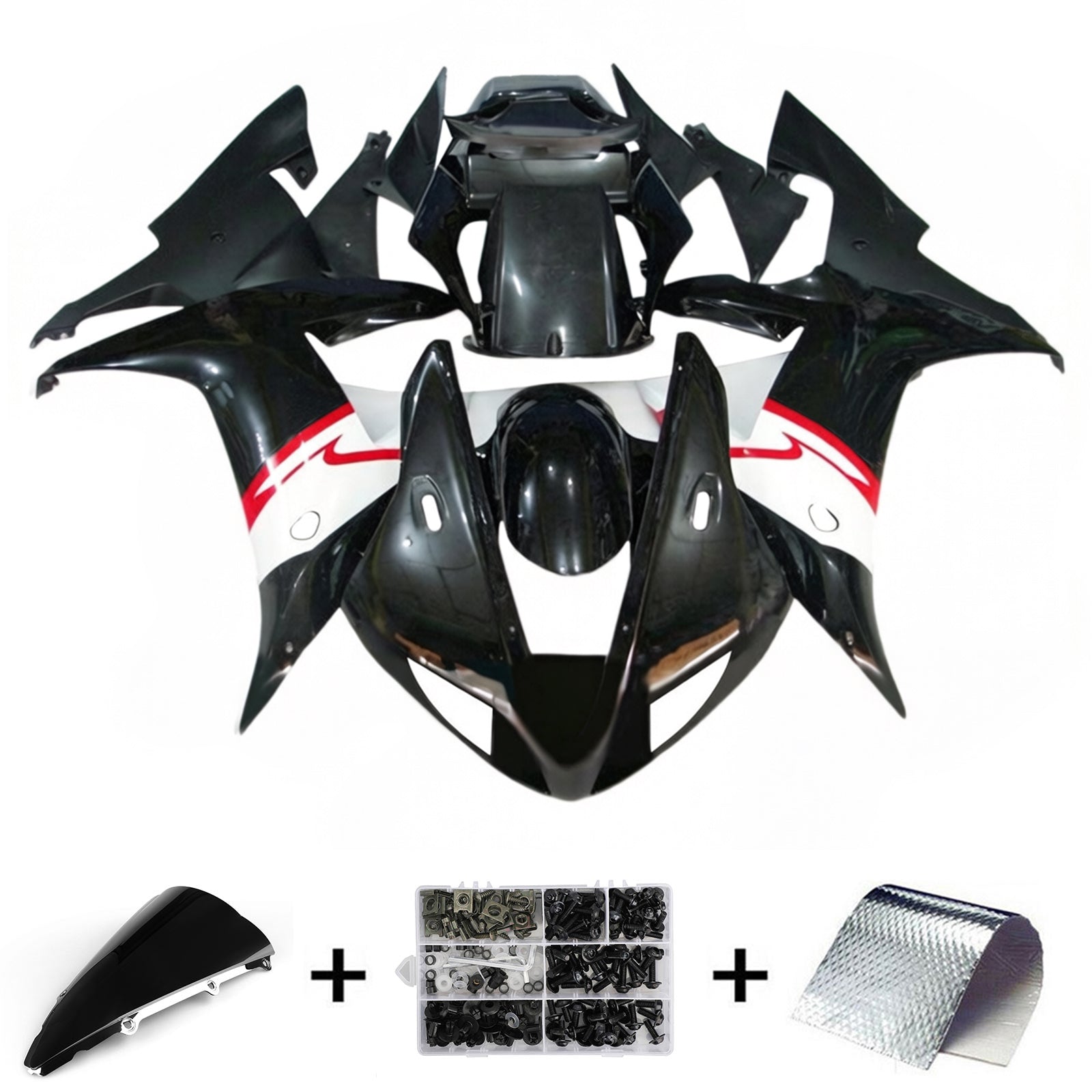 2002-2003 Yamaha YZF 1000 R1 Injectiekuipset ABS kunststof carrosserie