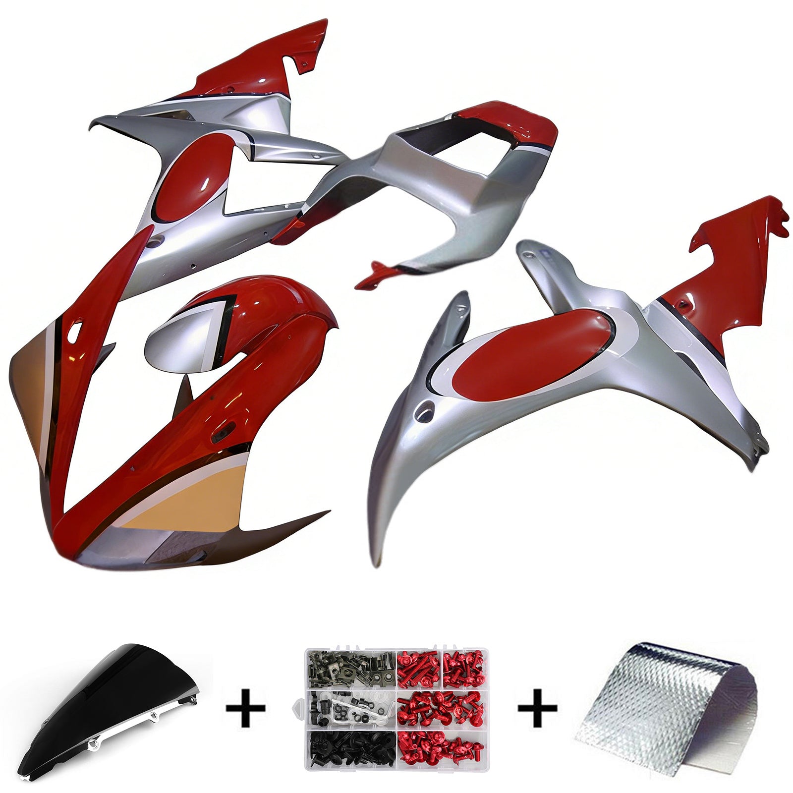 2002-2003 Yamaha YZF 1000 R1 Kit de carénage d'injection carrosserie plastique ABS