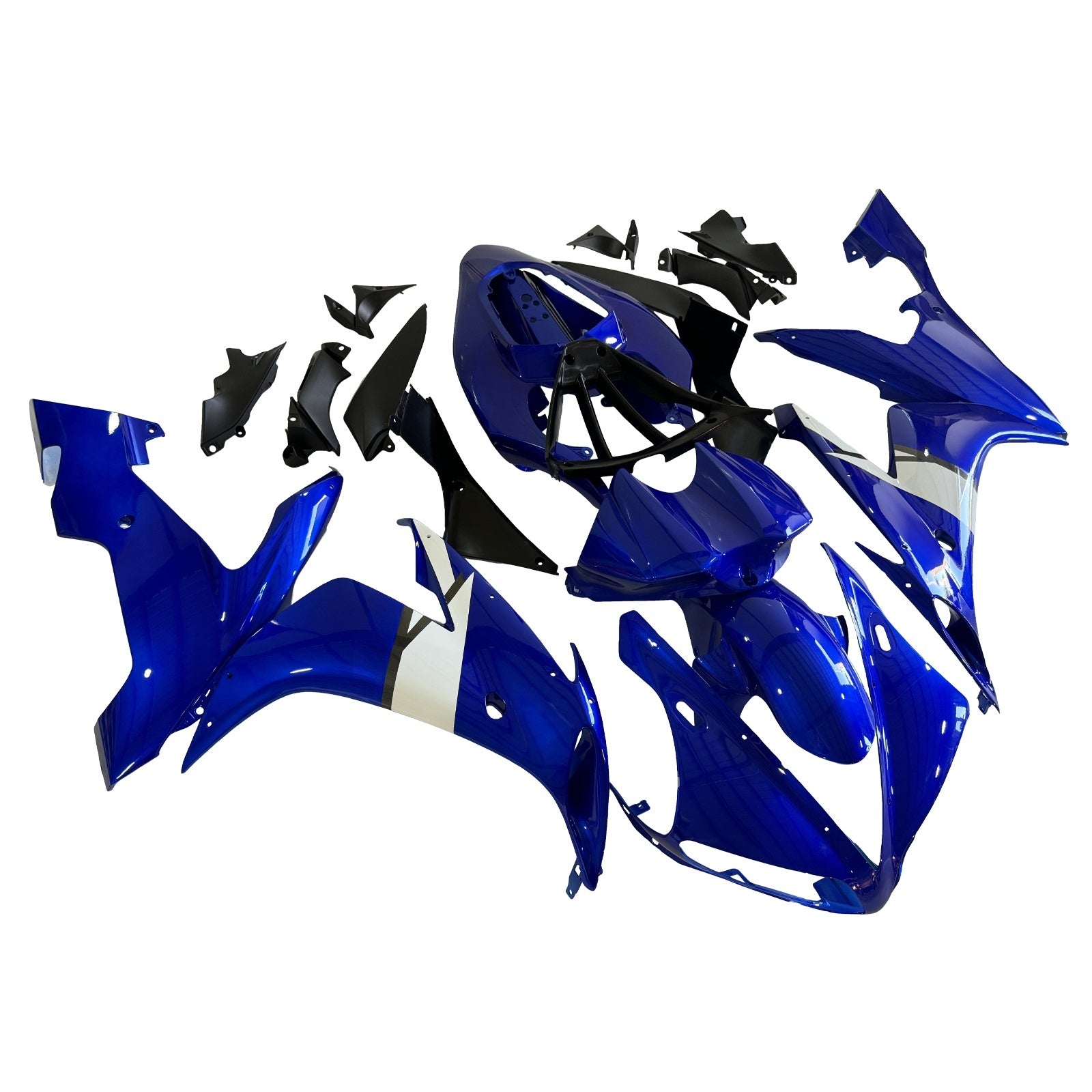 Amotopart stroomlijnkappen 2004-2006 Yamaha YZF-R1 Blauw Wit R1 Generiek