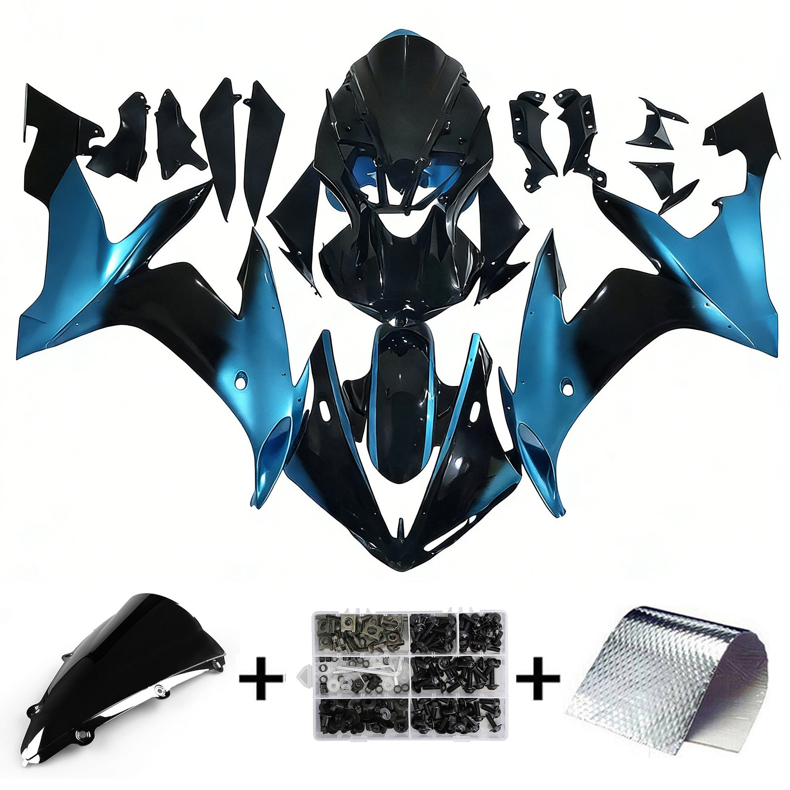Kit de carenado de inyección Bodywork ABS apto para Yamaha YZF 1000 R1 2004-2006