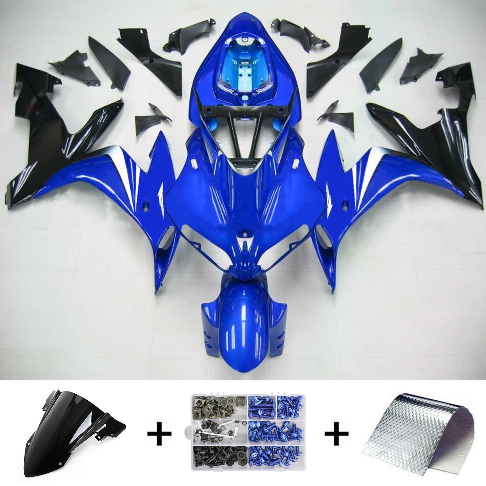 Kit de carénage Amotopart pour Yamaha YZF 1000 R1 2004-2006 générique