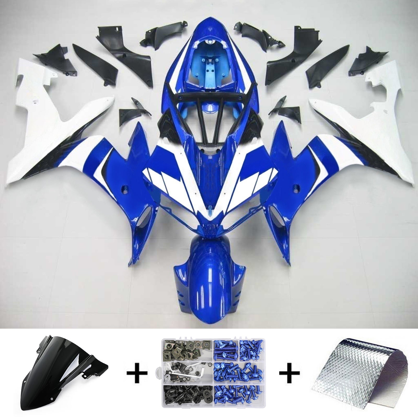 Kit de carénage Amotopart pour Yamaha YZF 1000 R1 2004-2006 générique