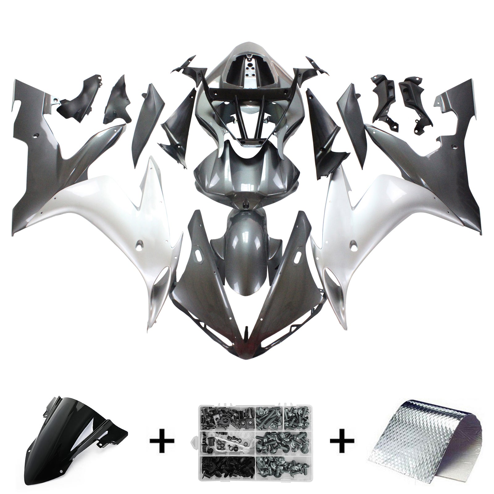 Kit de carénage Amotopart pour Yamaha YZF 1000 R1 2004-2006 générique