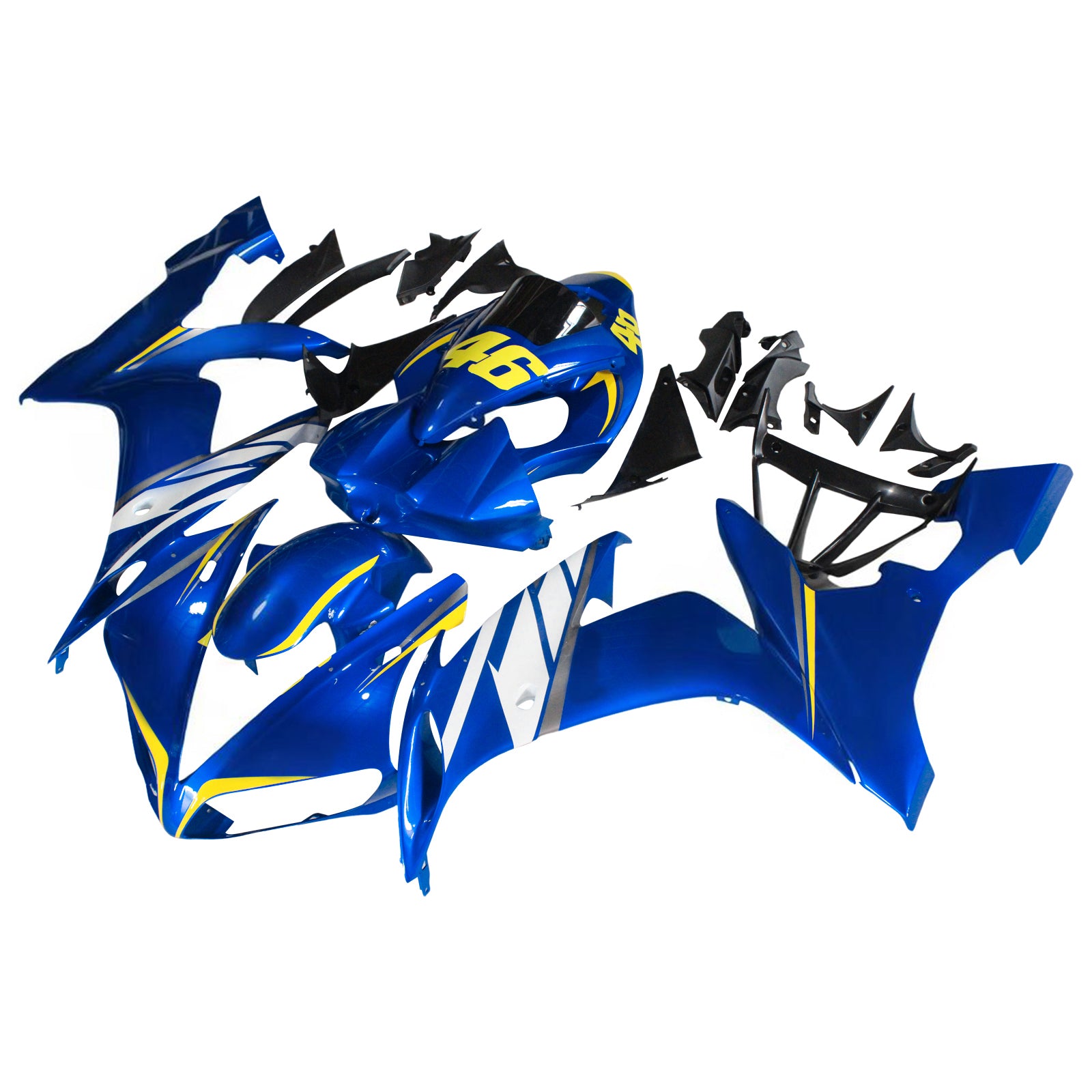 Kit de carénage Amotopart pour Yamaha YZF 1000 R1 2004-2006 générique